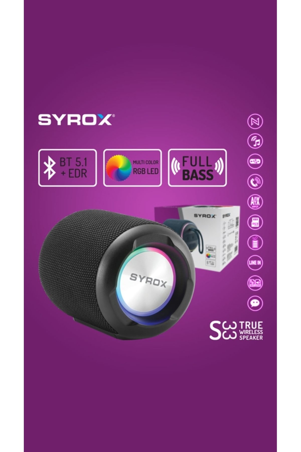 Syrox S33 SPEAKERS HOPARLÖR WORLD TEKNO