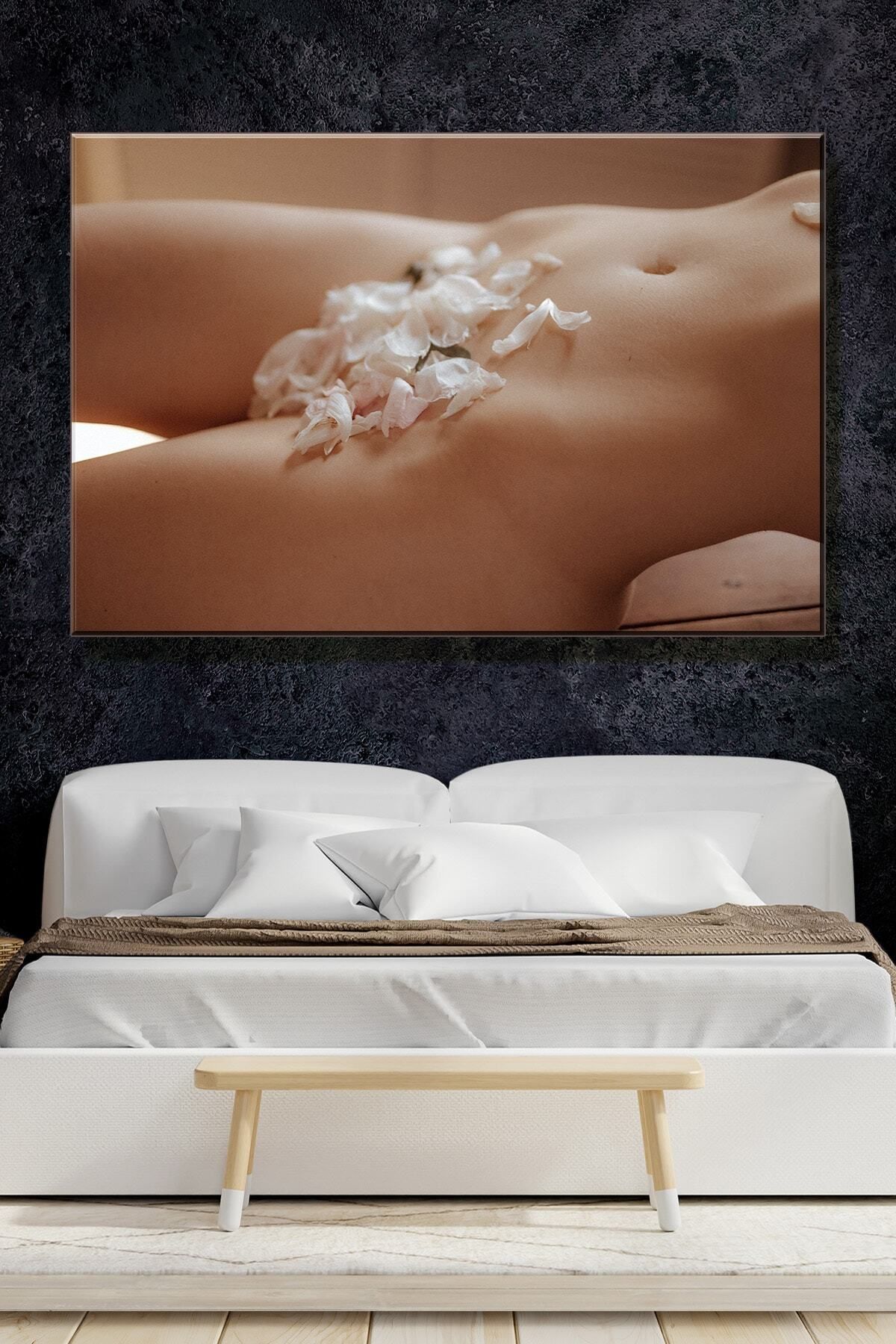 Şehzat Yatak Odası Nü Erotik Nude Kanvas Tablo