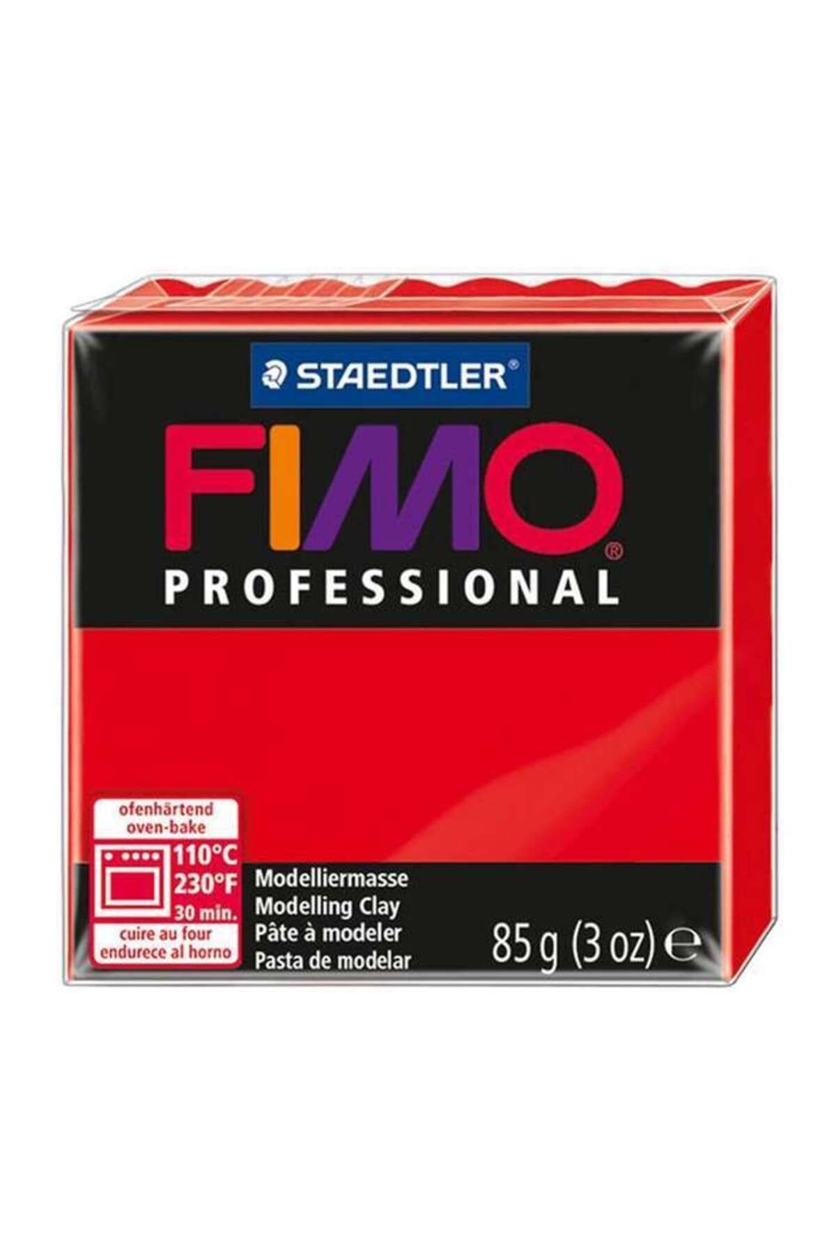 Staedtler Fimo Professional Polimer Kil Red 85 g