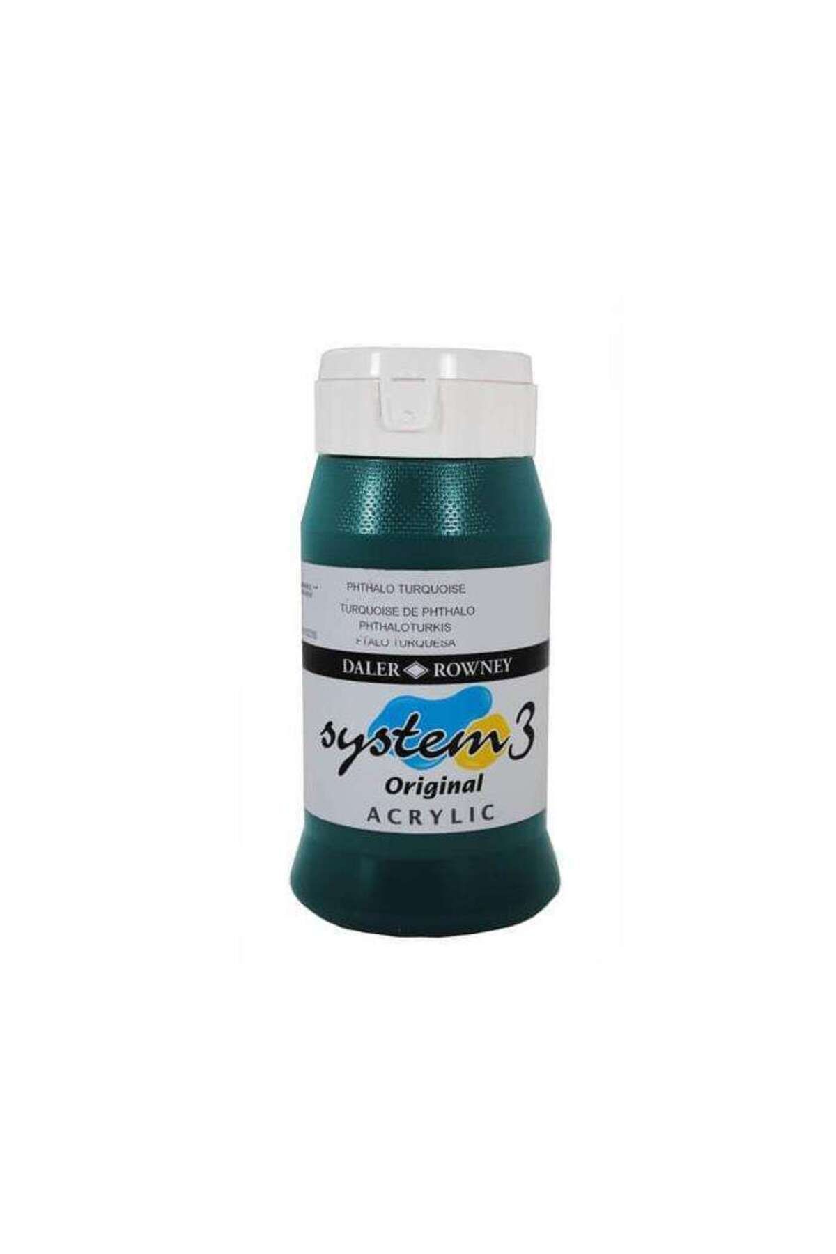 Daler Rowney System3 Akrilik Boya 500 ml Phthalo Turquoise 154