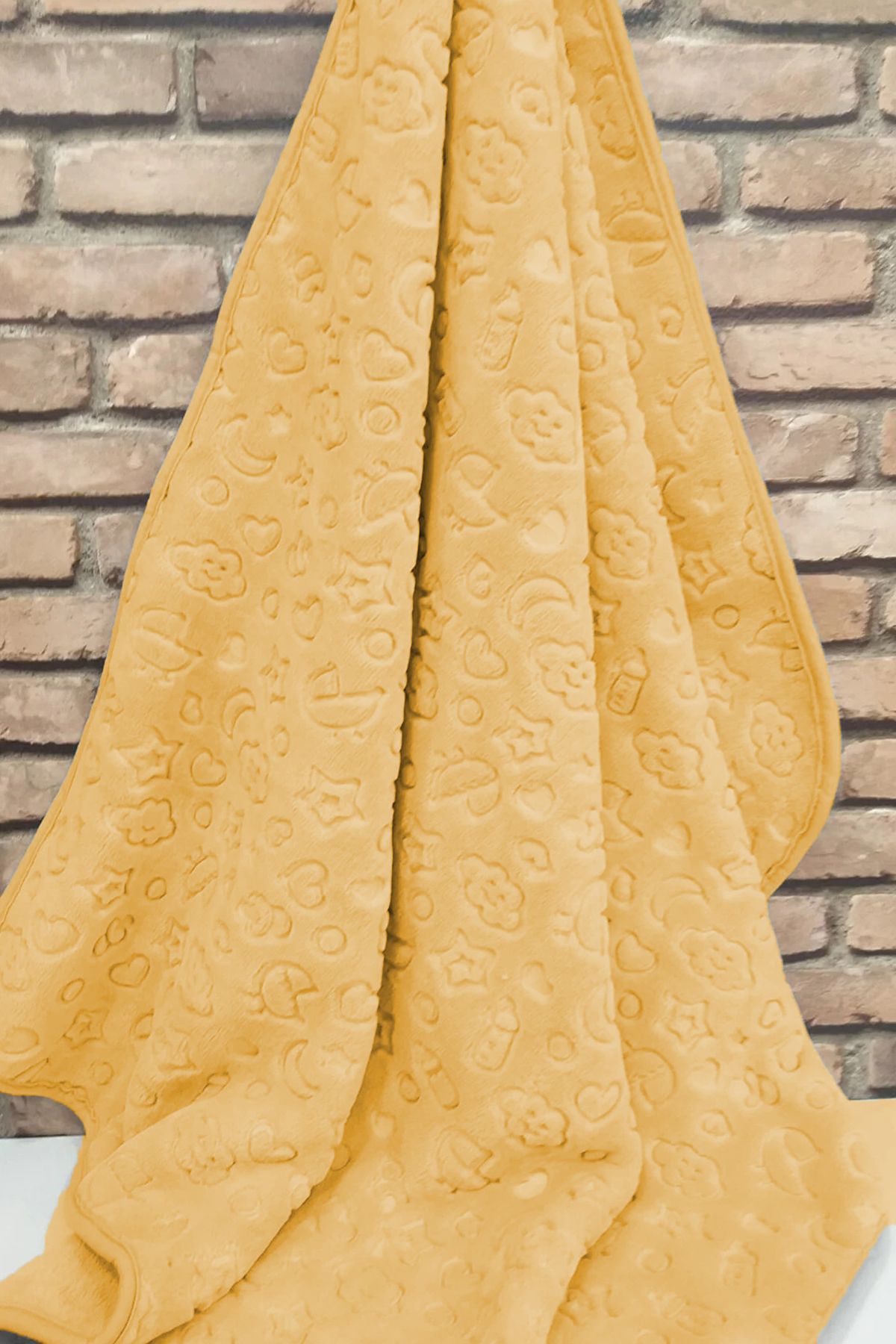 Özdilek Bebek Battaniyesi Yeni Model Sarı