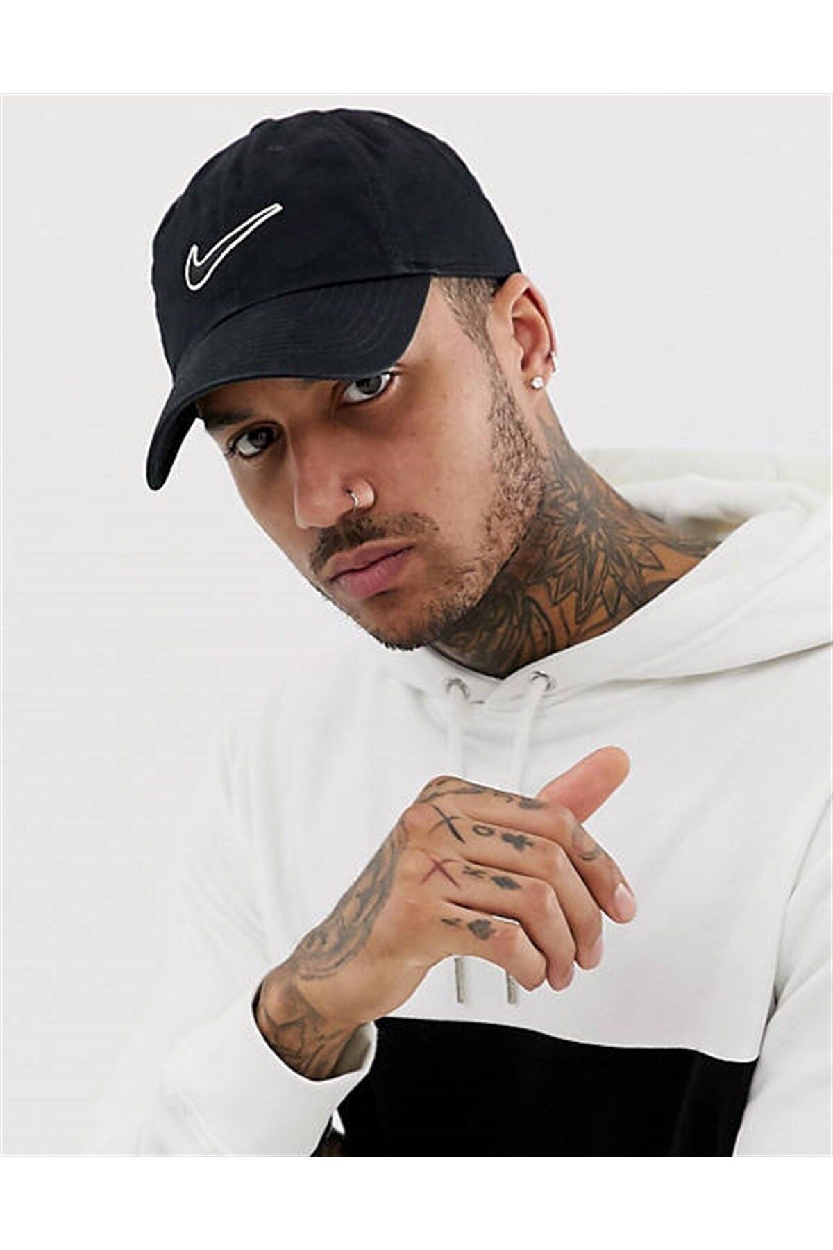 Nike Unisex Siyah Swoosh Ayarlanabilir Şapka 943091
