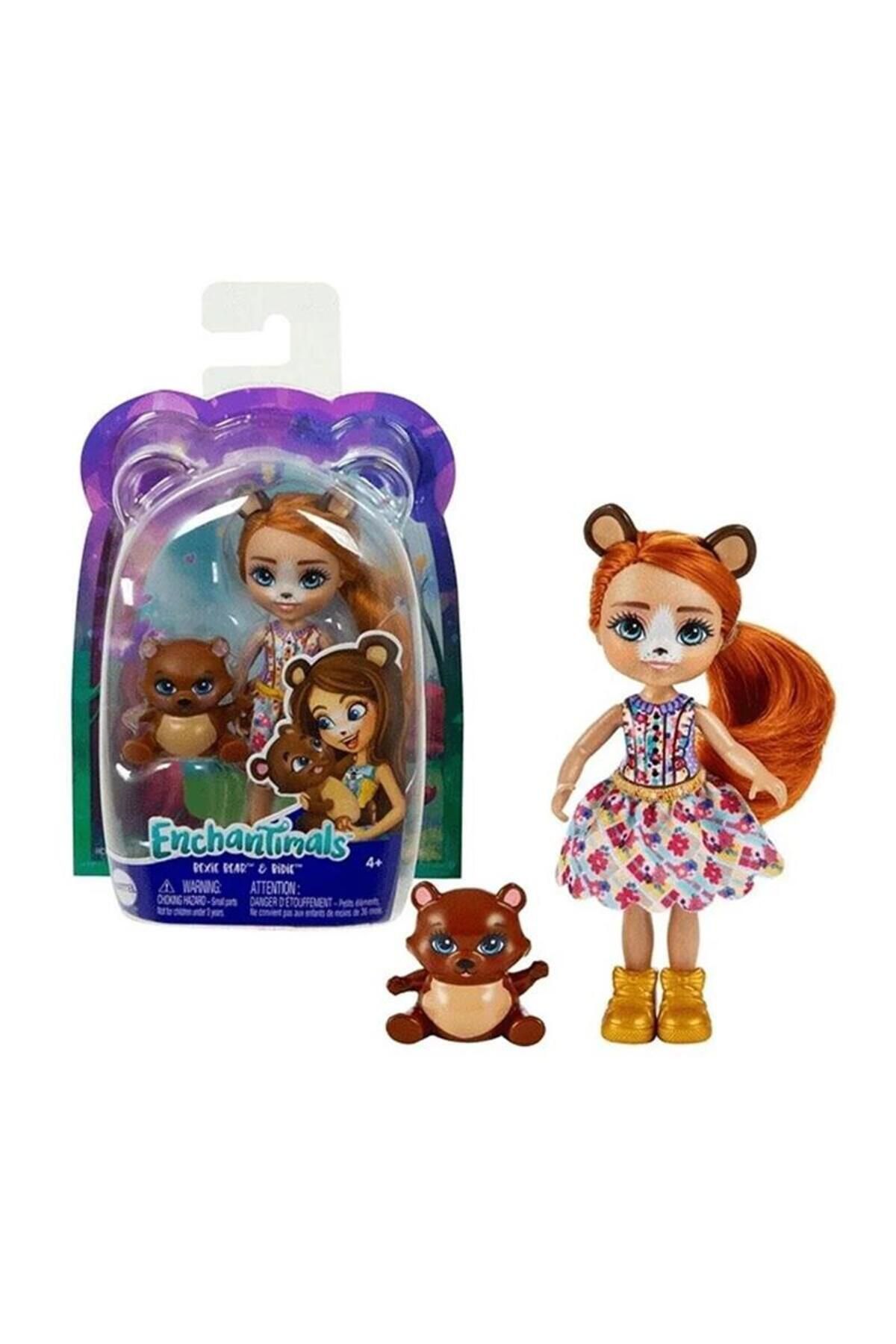 Mattel Enchantimals Minik Kız Kardeşler ve Dostları BEXİE BEAR HCF97-HCG00