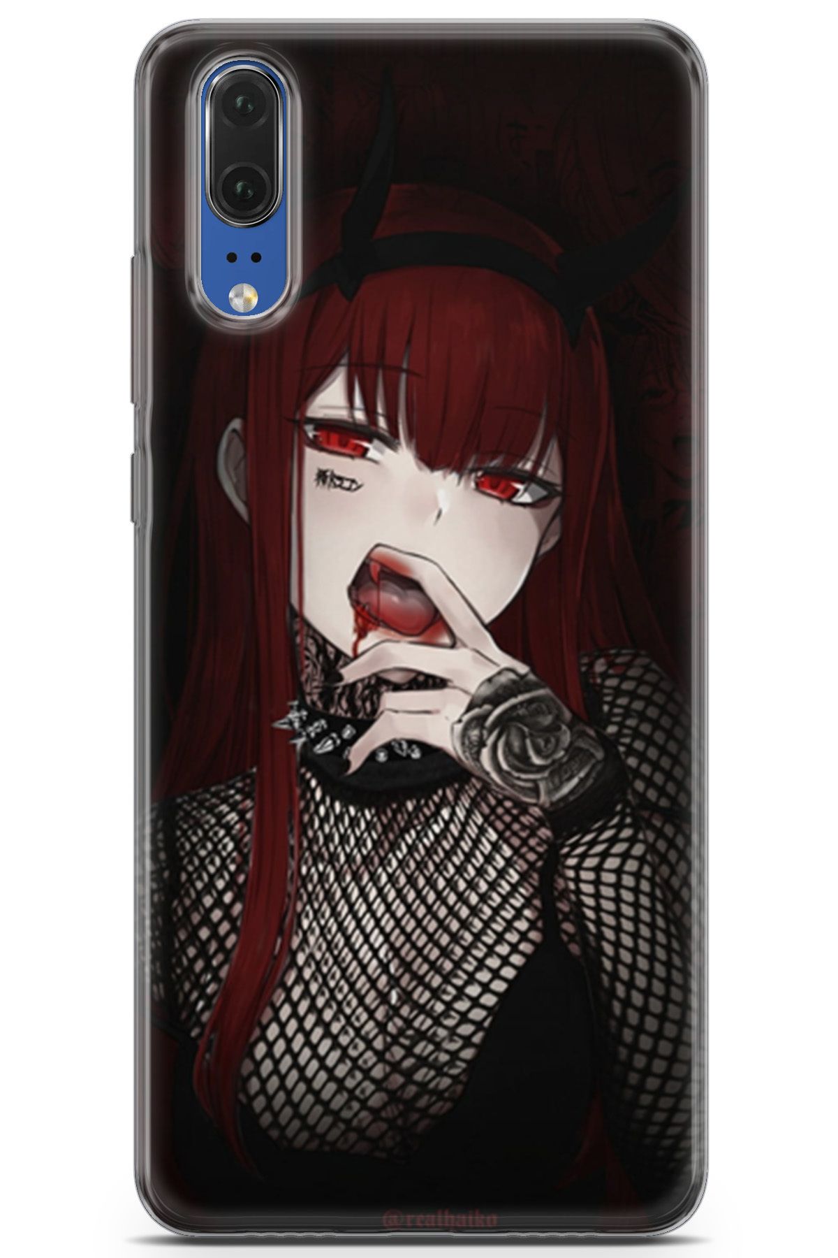 Lopard Huawei P20 Uyumlu Koruma Kılıfı Anime 5 Vampirella