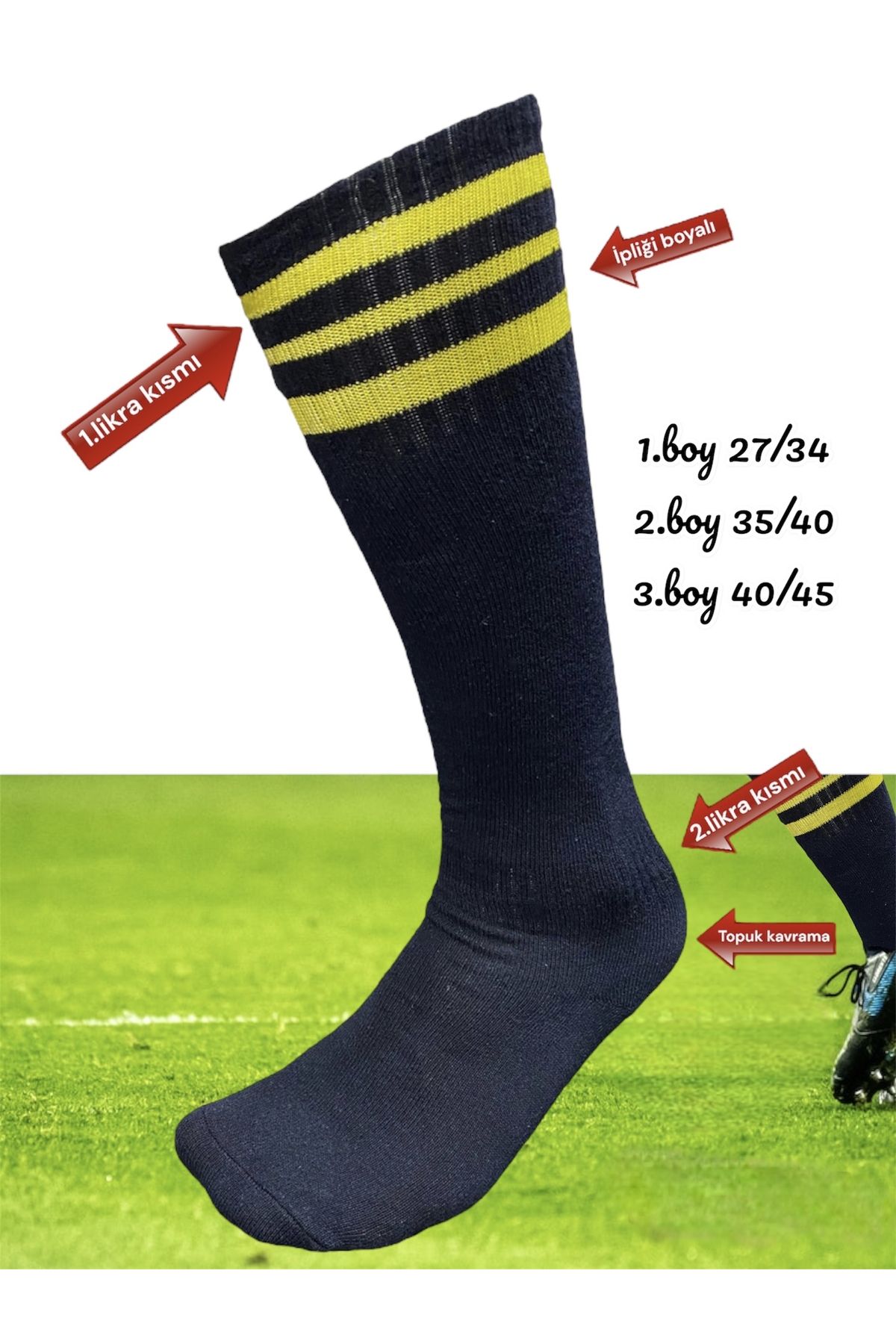 Suq giyim Futbol çorabı tozluk takım renkli çorap