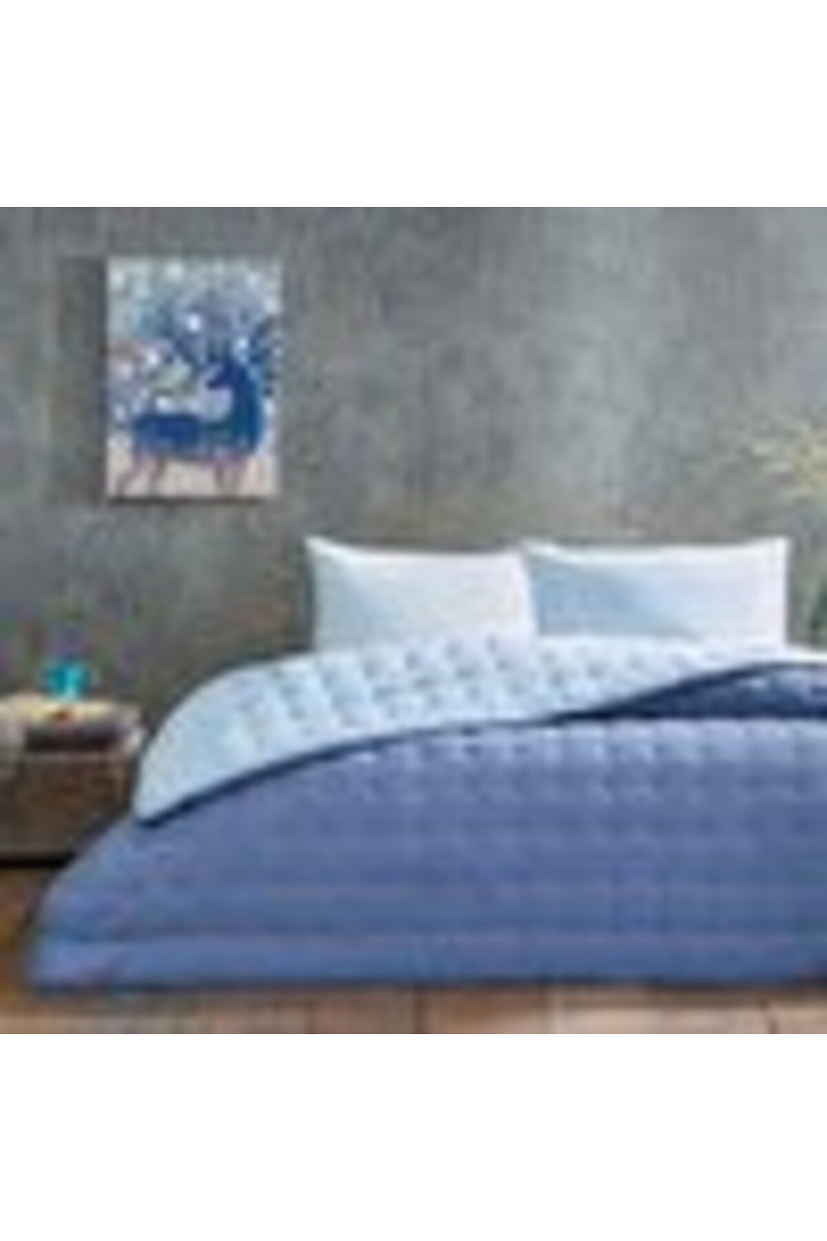 Taç TAÇ - Donna Çift Kişilik Sleeper Set Mavi Yorgan Seti