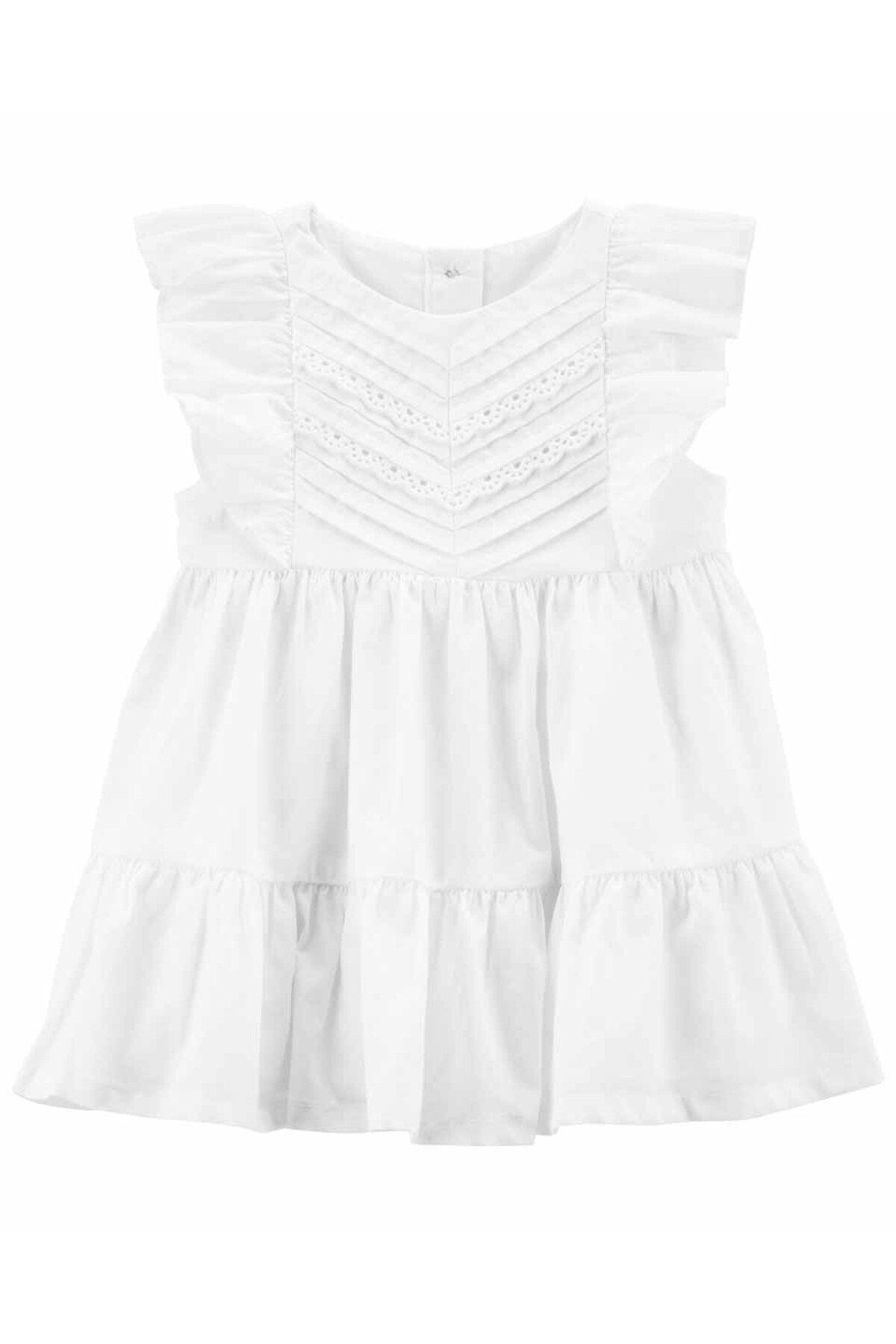 Oshkosh B’gosh Kız Bebek Elbise Beyaz