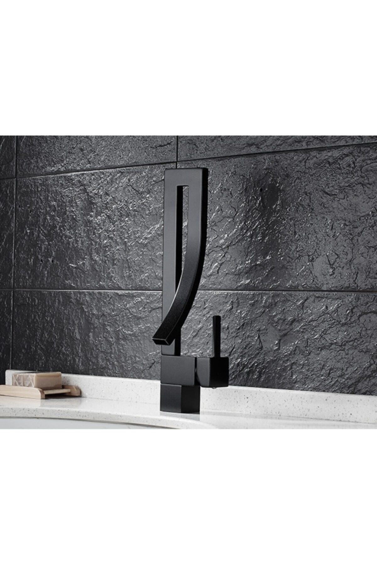OEM Banyo Lavabo Bataryası Mat Siyah Özel Tasarım Tarz Yeni Ürün 7 Yıl Garantili Ithal