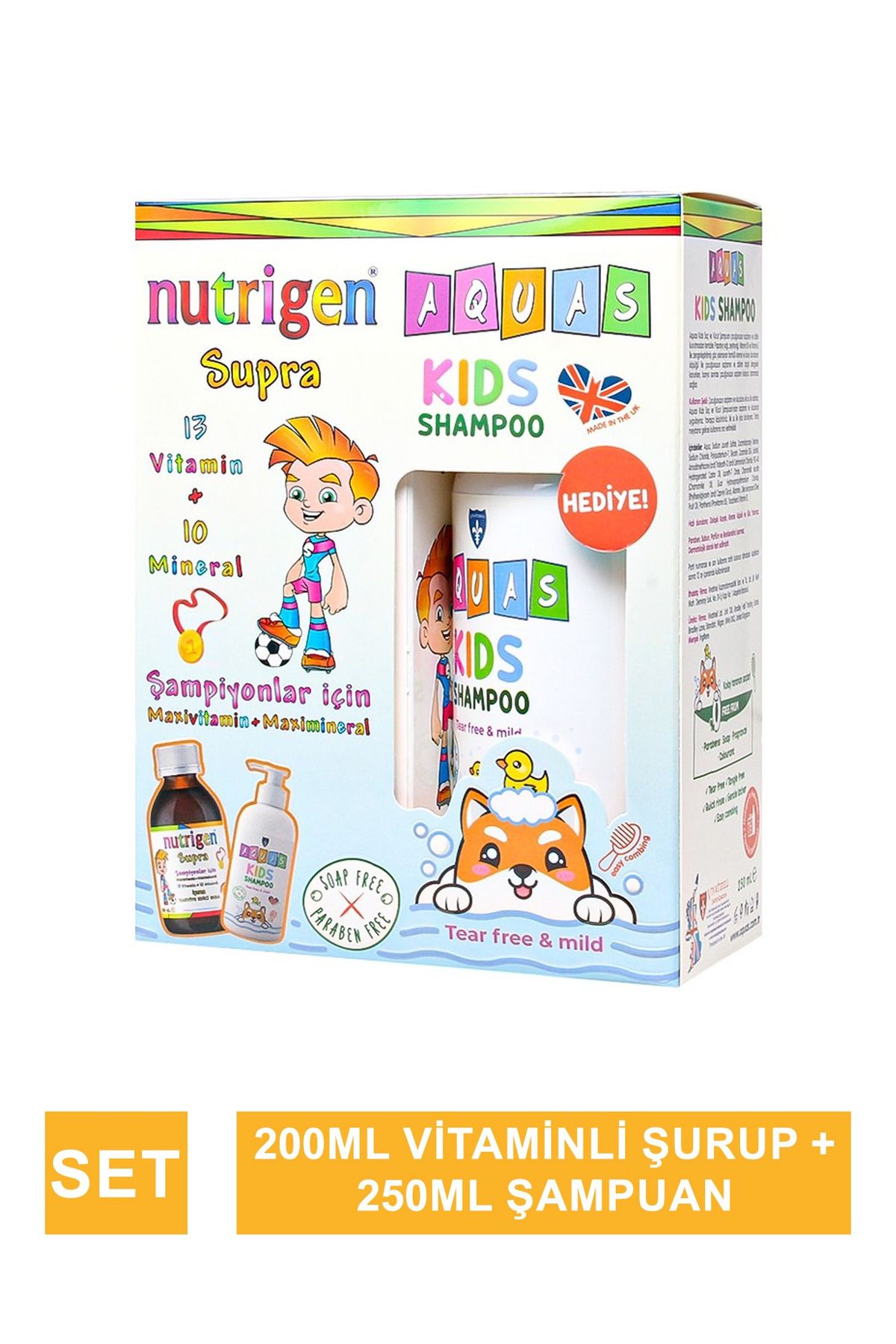Nutrigen Supra 200 ml ( Aquas Kids Şampuan ile )