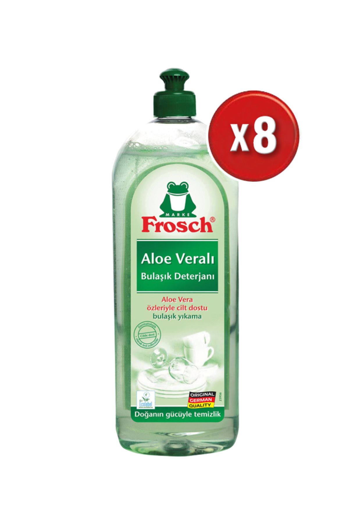 Frosch Bulaşık Deterjanı Aloe Vera 750 Ml x 8 adet (1 koli)