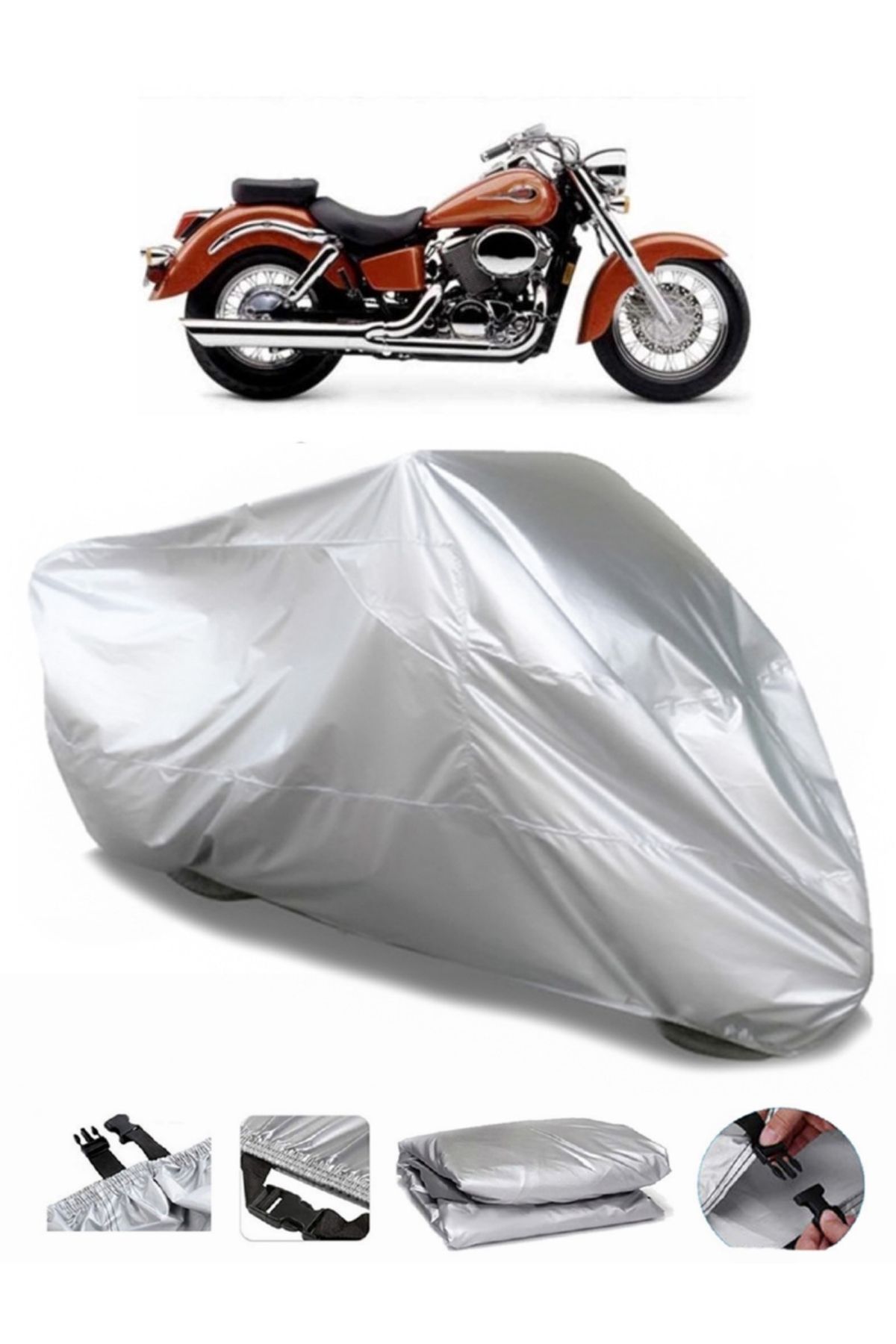 Breen Honda VT 750 Shadow ACE Motosiklet Branda Su Geçirmez Dayanıklı Kumaş