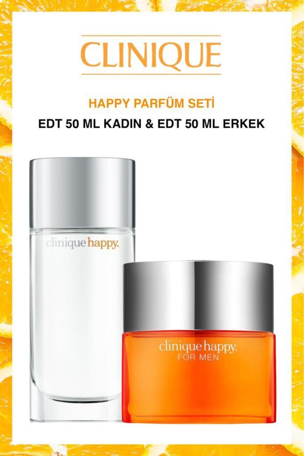 Clinique Happy Kadın-Erkek Parfüm Seti 50ml