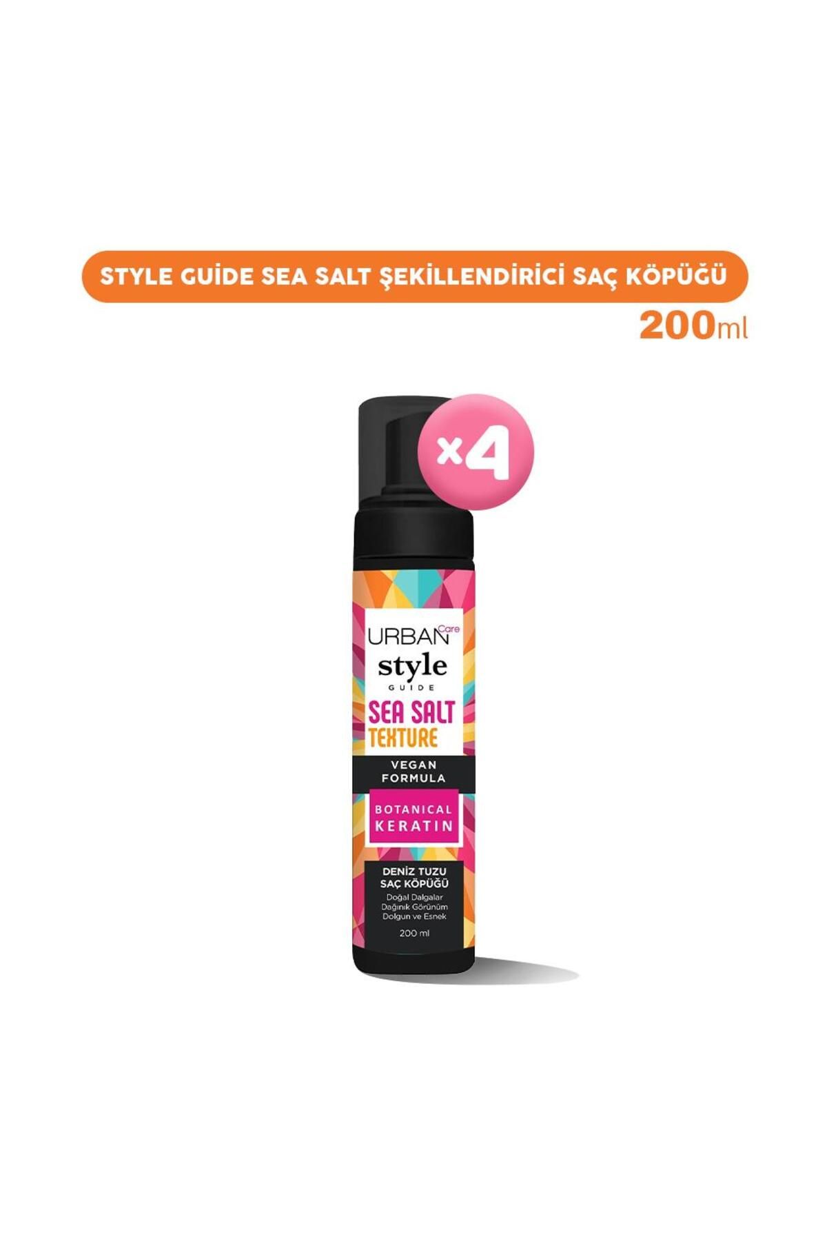 Urban Care Style Guide Sea Salt Şekillendirici Saç Köpüğü 200 ml X 4