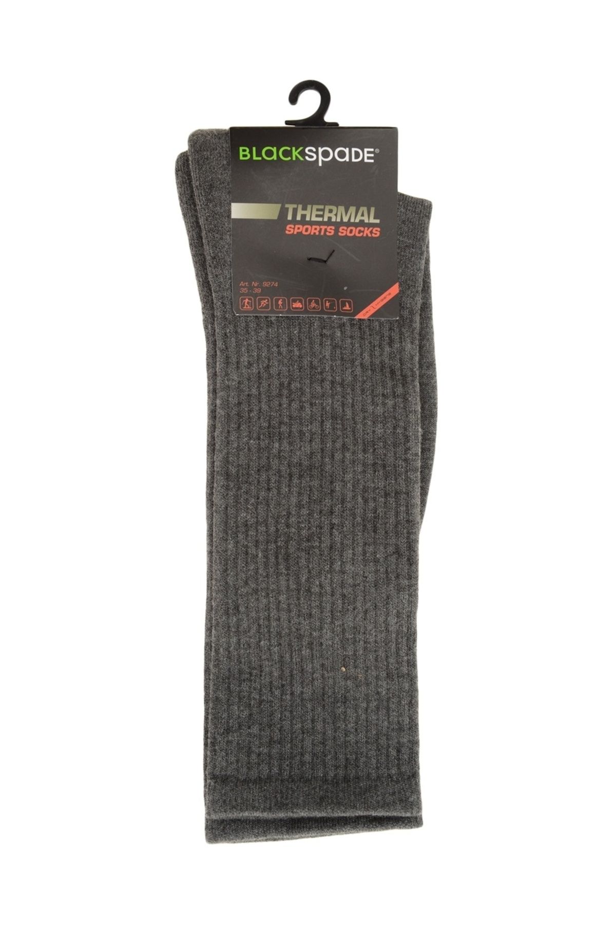 Blackspade Gri Kadın Termal Soket Çorap 9274 Thermal