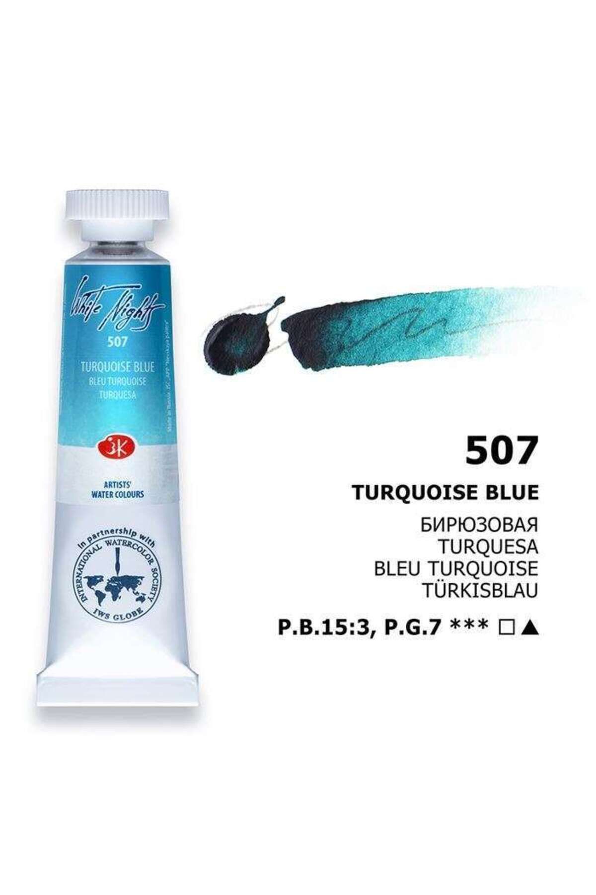 ST. PETERSBURG White Nights Extra-fine Tüp Sulu Boya 10 ml Turquoise Blue 507
