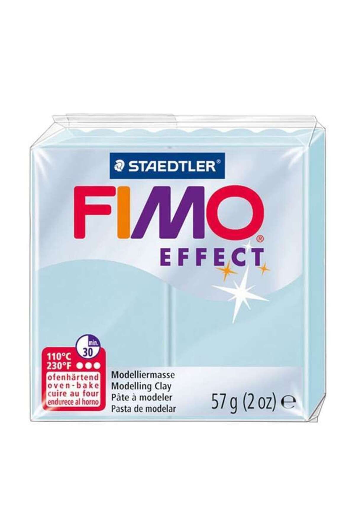 Staedtler Fimo Effect Polimer Kil Blue Ice Quartz 57 g