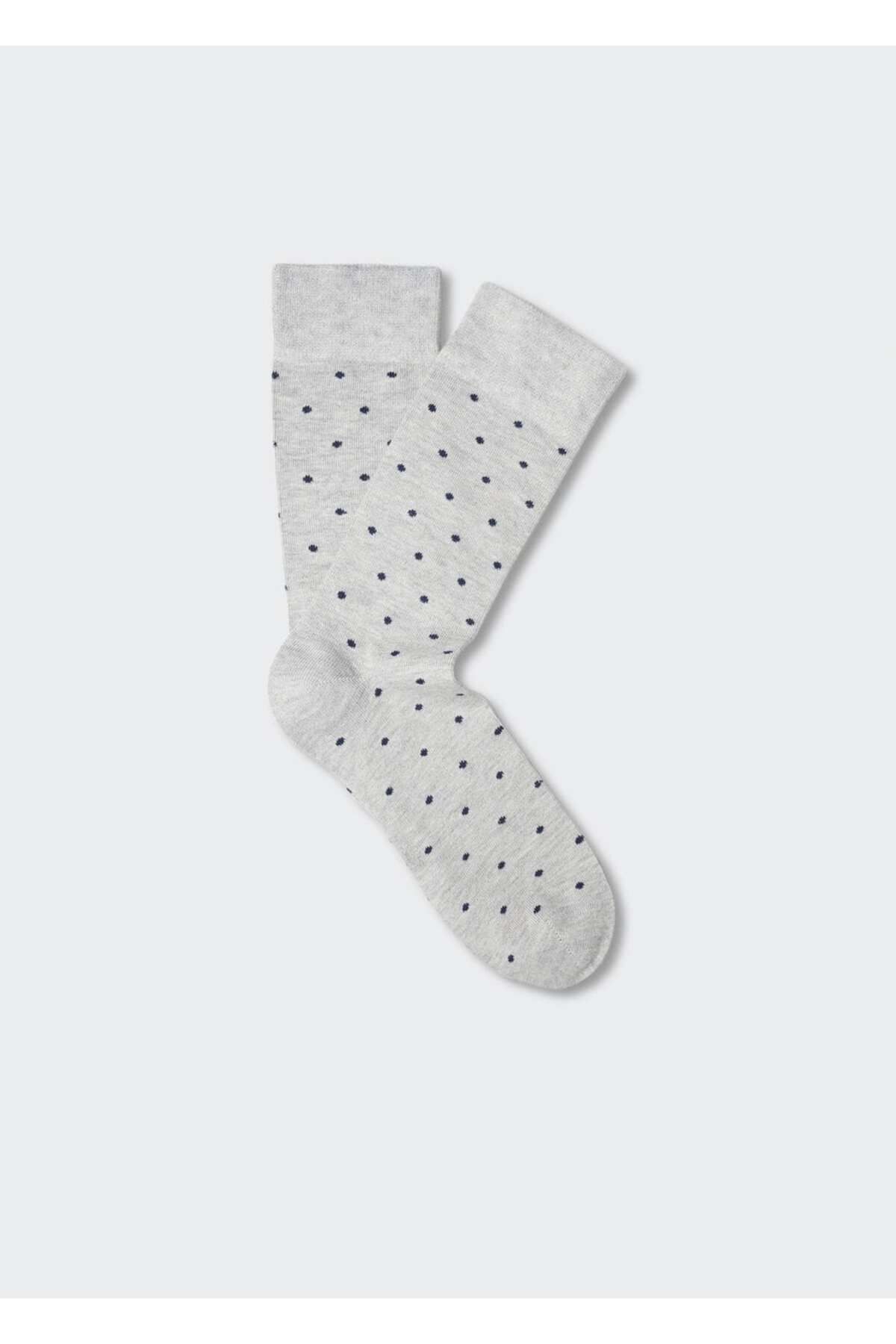 MANGO Man Puantiyeli Pamuklu Çorap