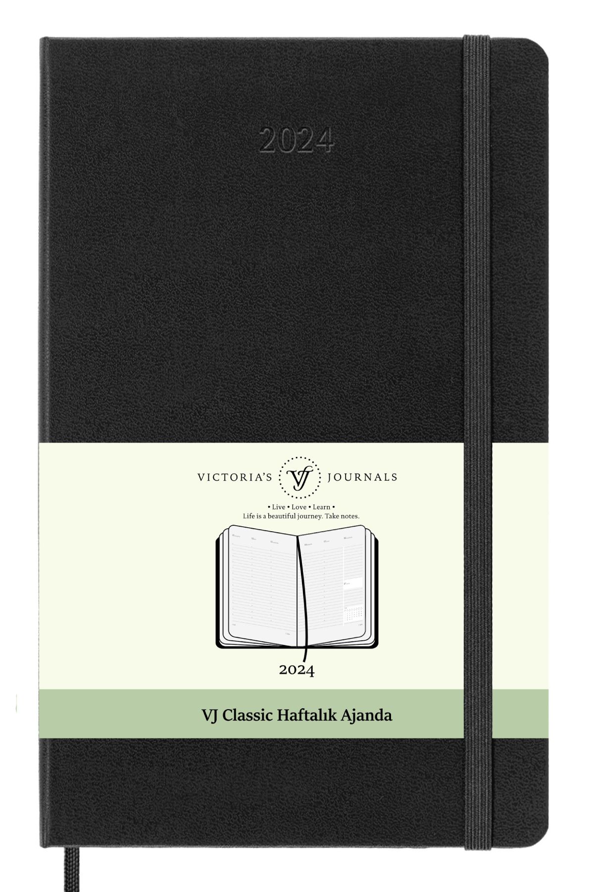 Victoria's Journals Classic-Haftalık Ajanda A4 (19x25cm)