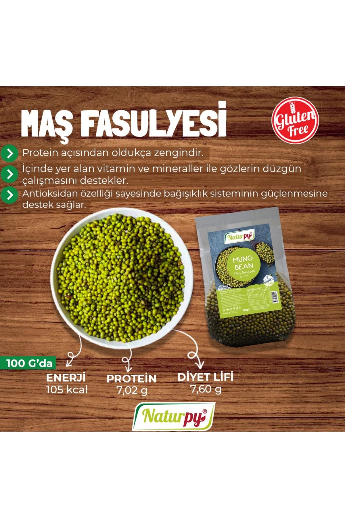 Naturpy Maş Fasulyesi 500 G