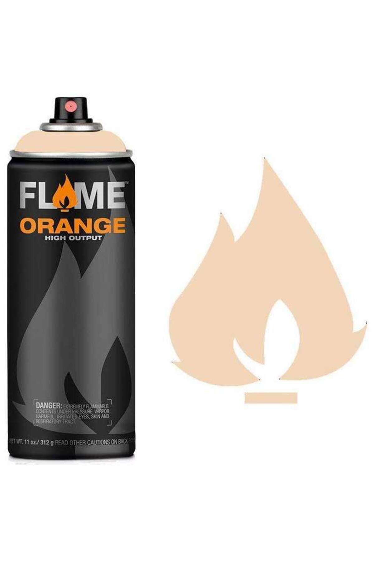 Flame Orange Sprey Boya 400 ml Skin 208