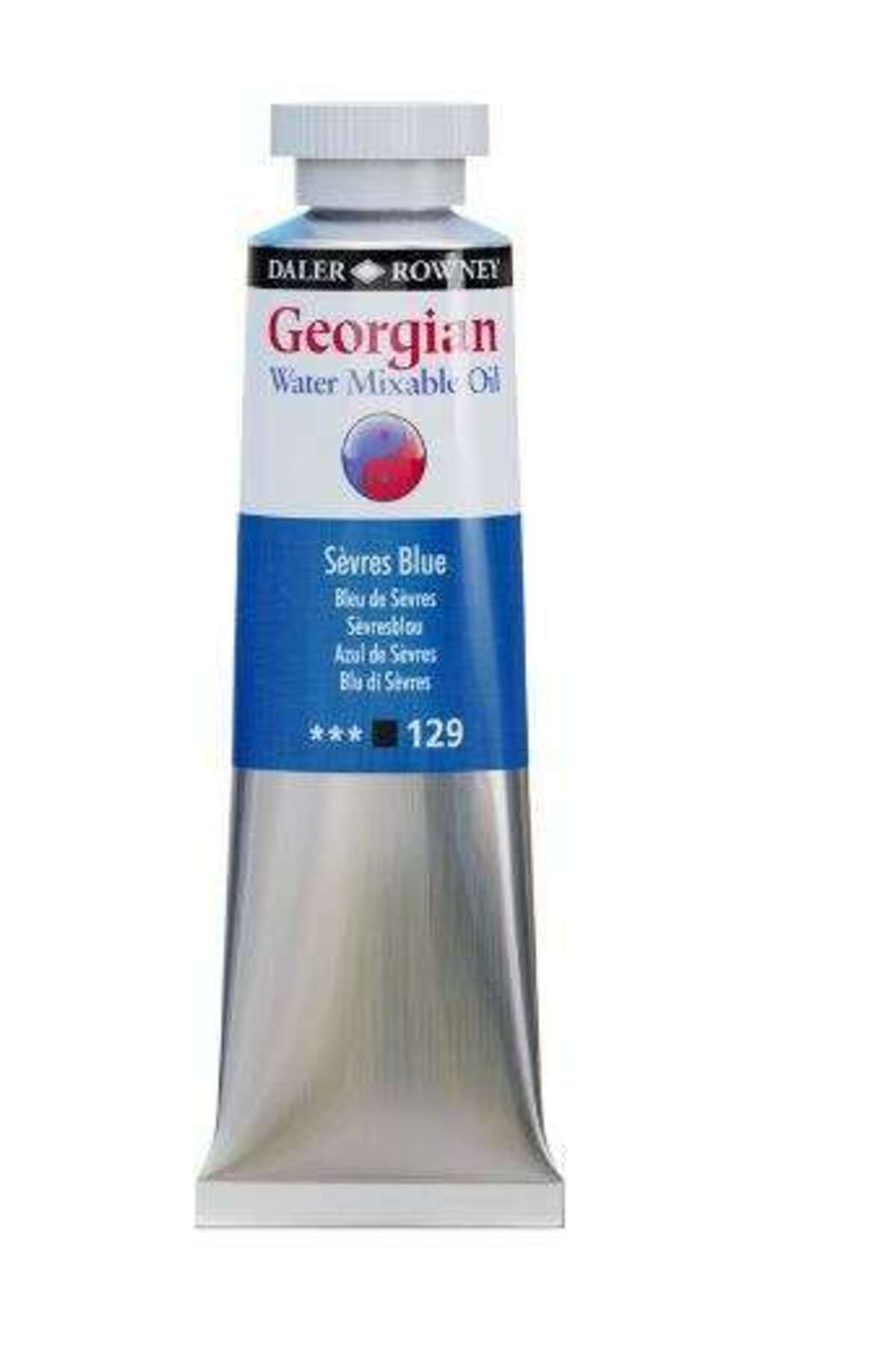 Daler Rowney Georgian Su Bazlı Yağlı Boya 38ml N129 Sevres Blue