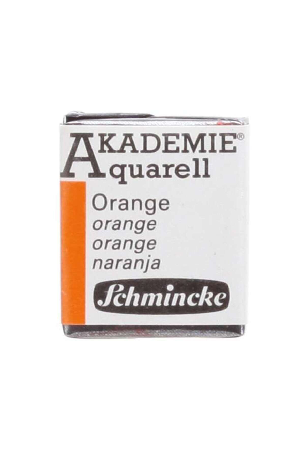 Schmincke Akademie Yarım Tablet Sulu Boya Orange