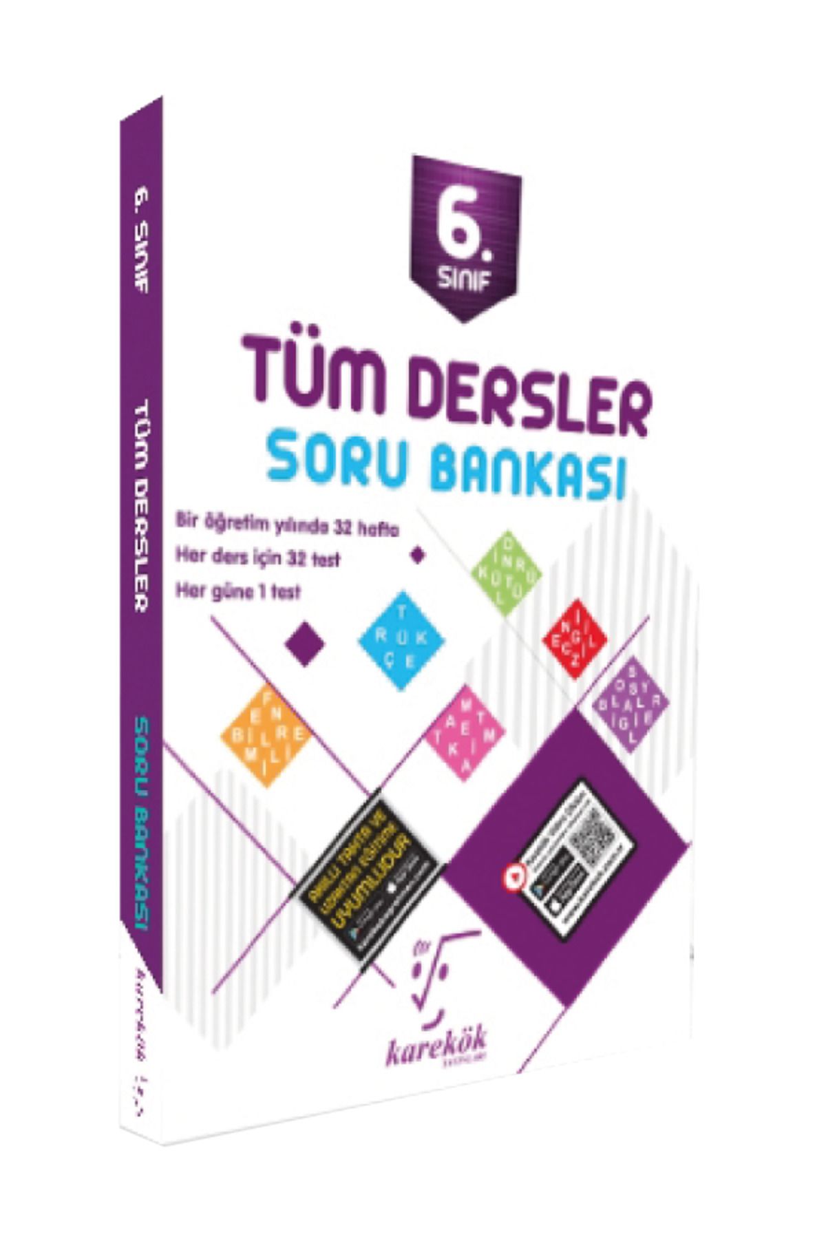 Karekök Yayınları Karekök 6. Sınıf Tüm Dersler Soru Bankası (Yeni Baskı)