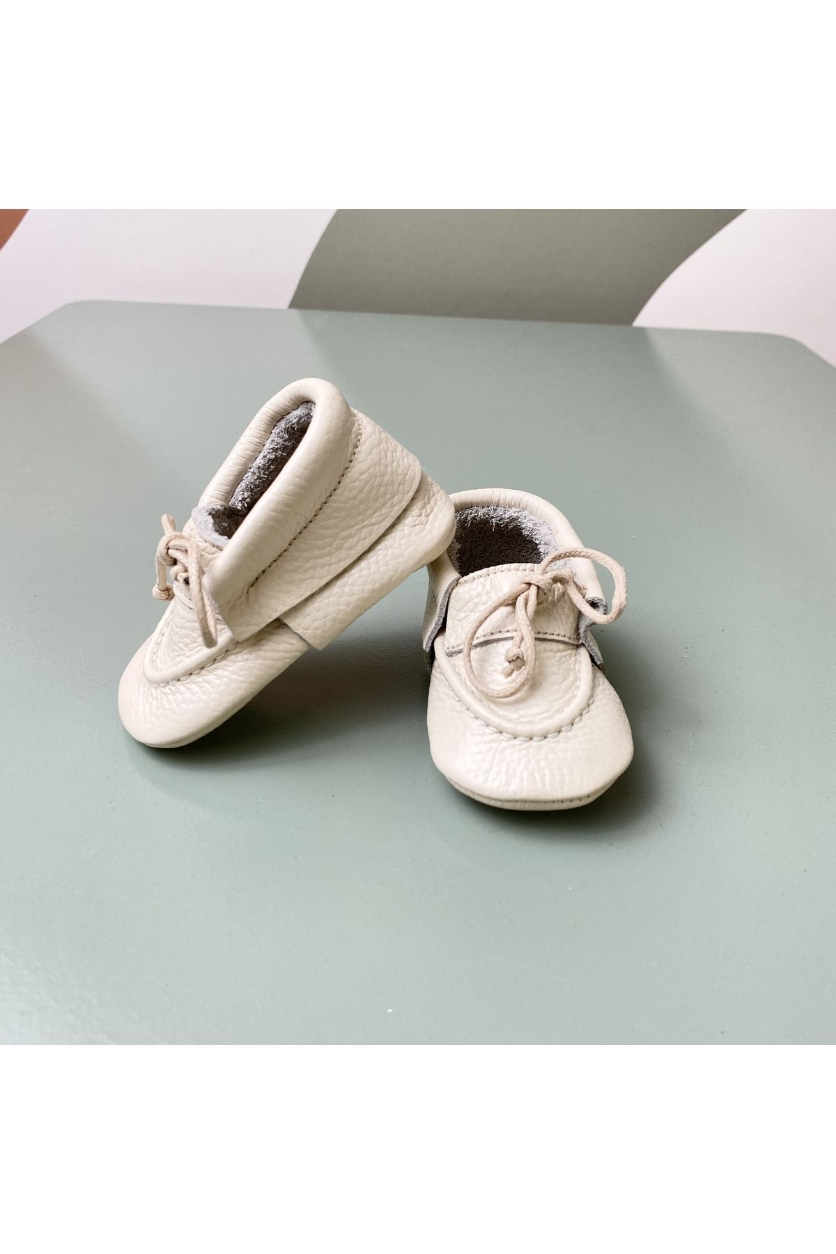 BON CHİC BABY Bebek & Çocuk Deri Makosen Ayakkabı