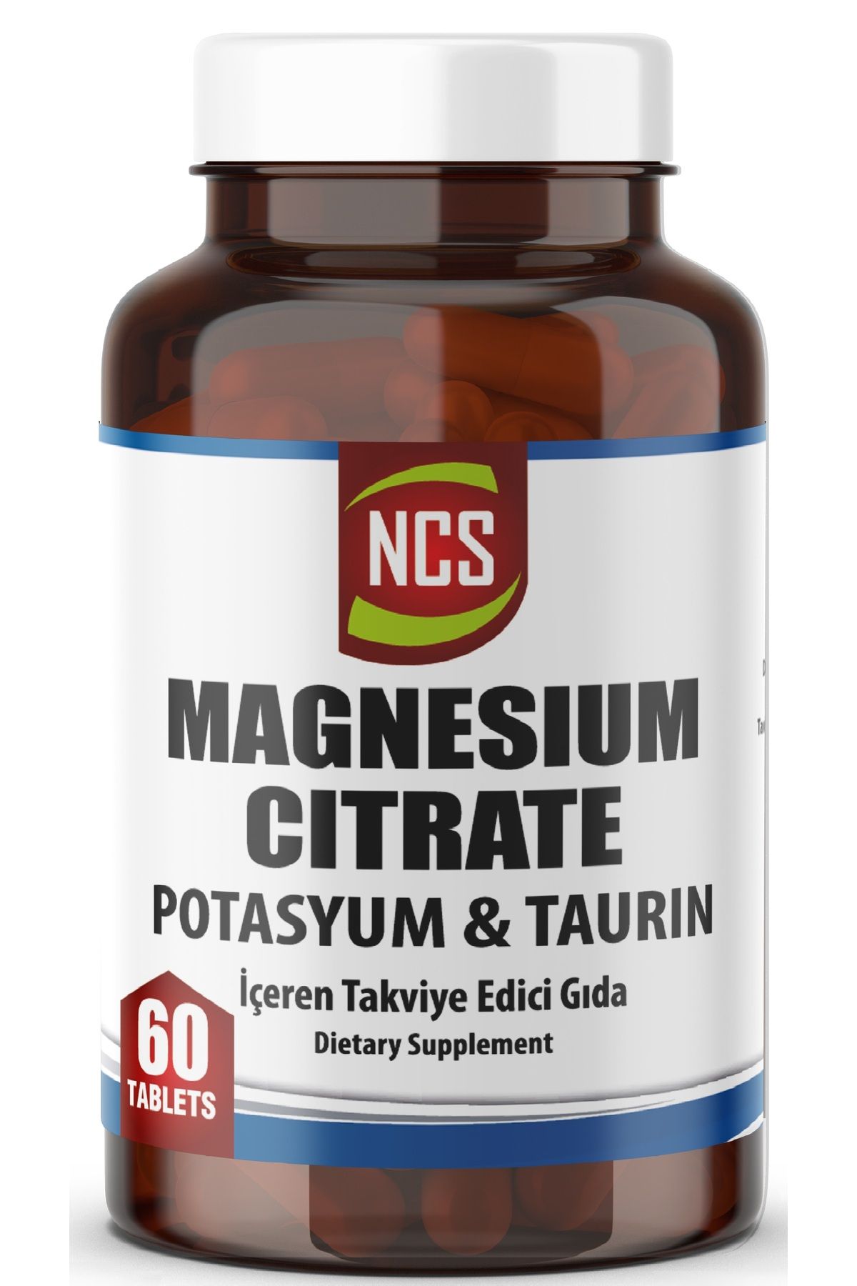 Ncs Magnezyum Sitrat 4 Lü Form 60 Tablet (POTASYUM KALİUM) & Vitamin B6 Magnesium Citrate Taurin