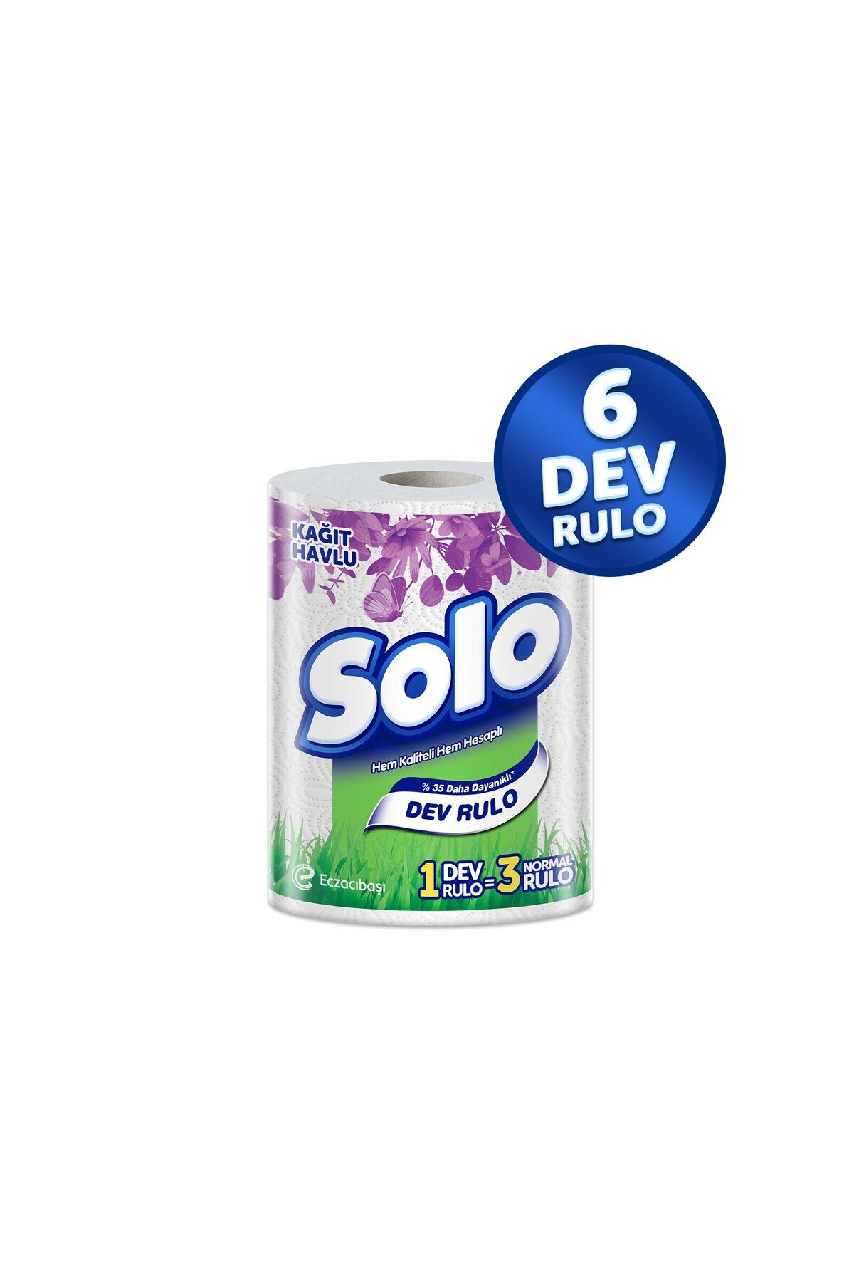 Solo Dev Rulo Kağıt Havlu 6'lı Set