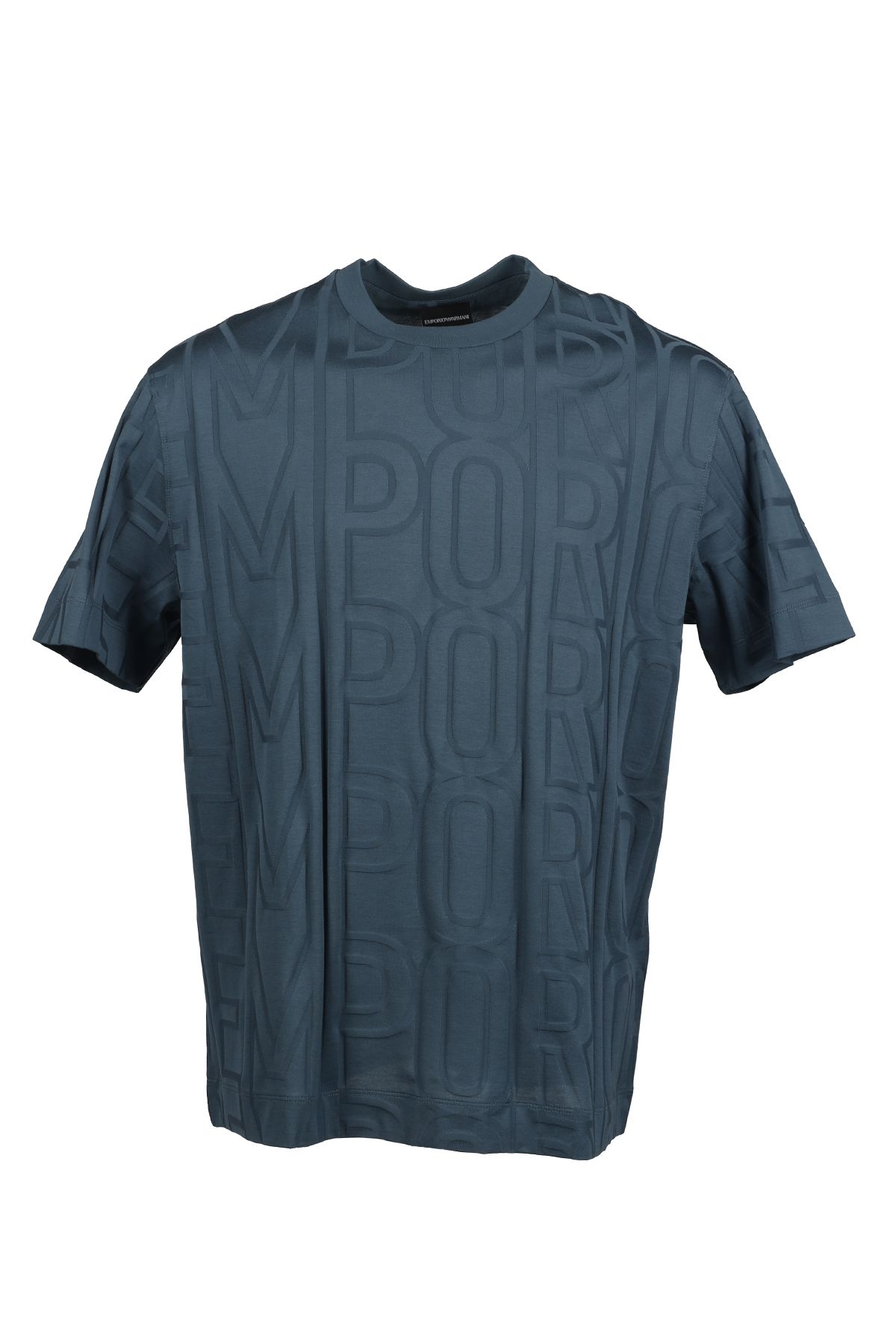 Emporio Armani Erkek Marka Logolu Kısa Kol Yuvarlak Yaka Yeşil T-Shirt 6R1TDM 1JGYZ-09M1