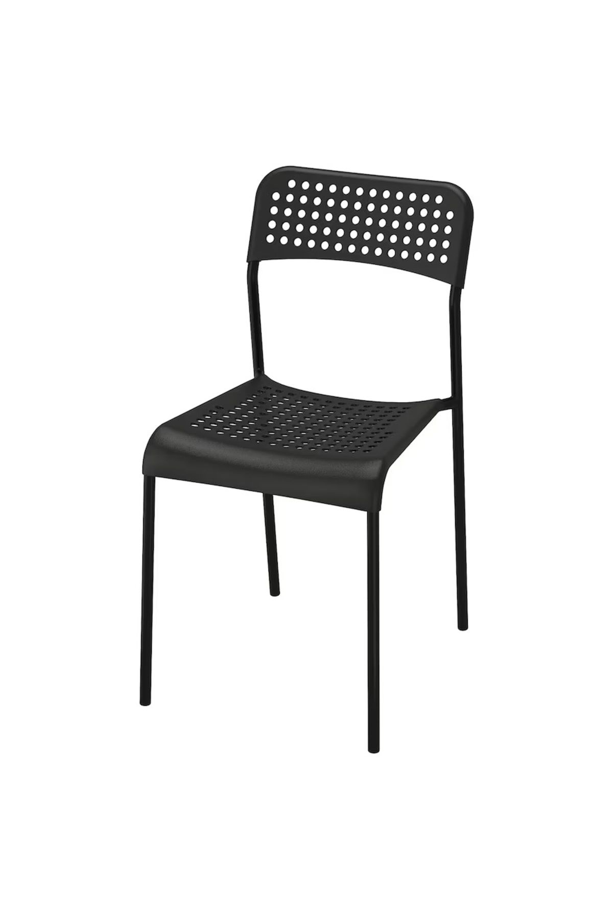 IKEA ADDE Siyah Çok Amaçlı Ev Mutfak Ofis Sandalyesi