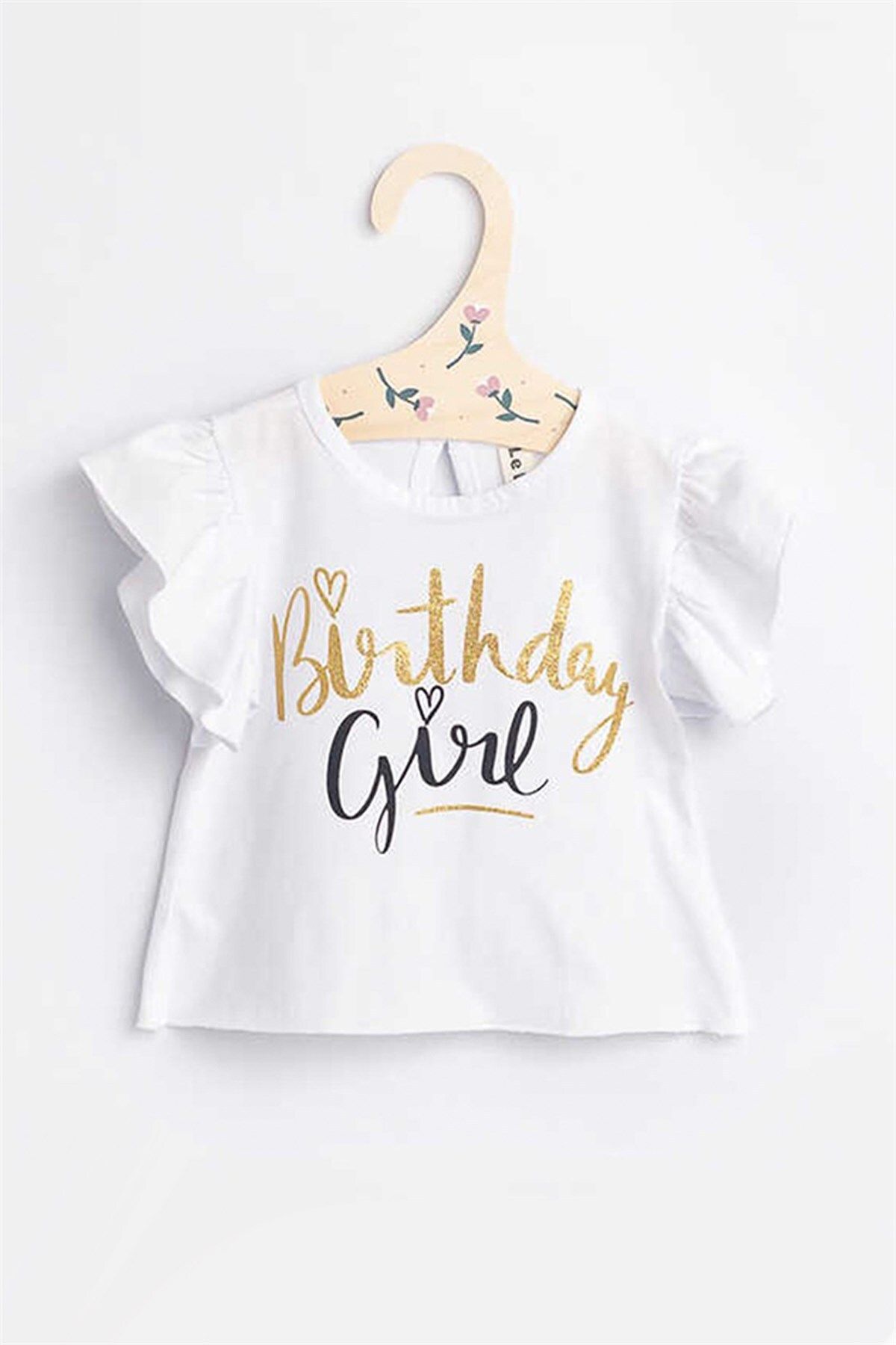 Le Mabelle Kısa Kollu Birthday Girl Kız Çocuk Tişört