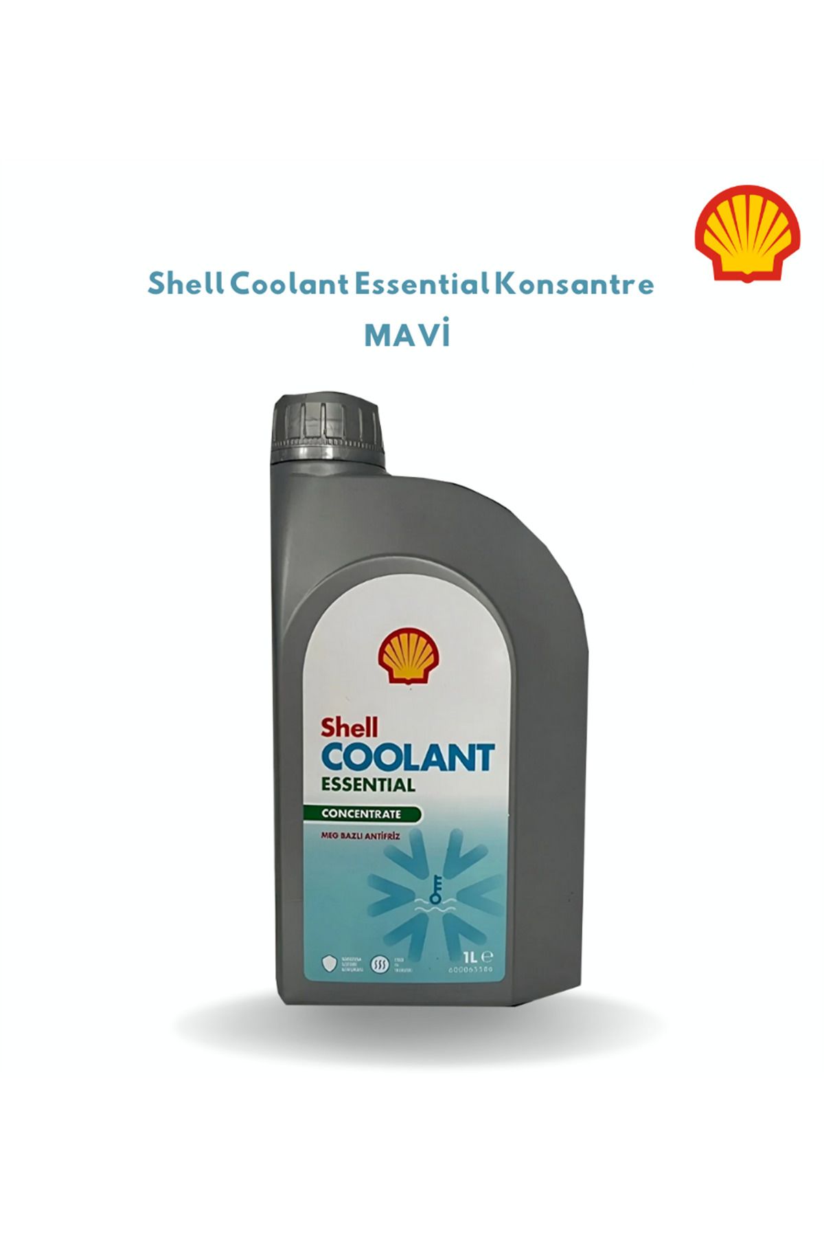 Shell Coolant Essential Konsantre 1 Litre (Mavi) Antifriz