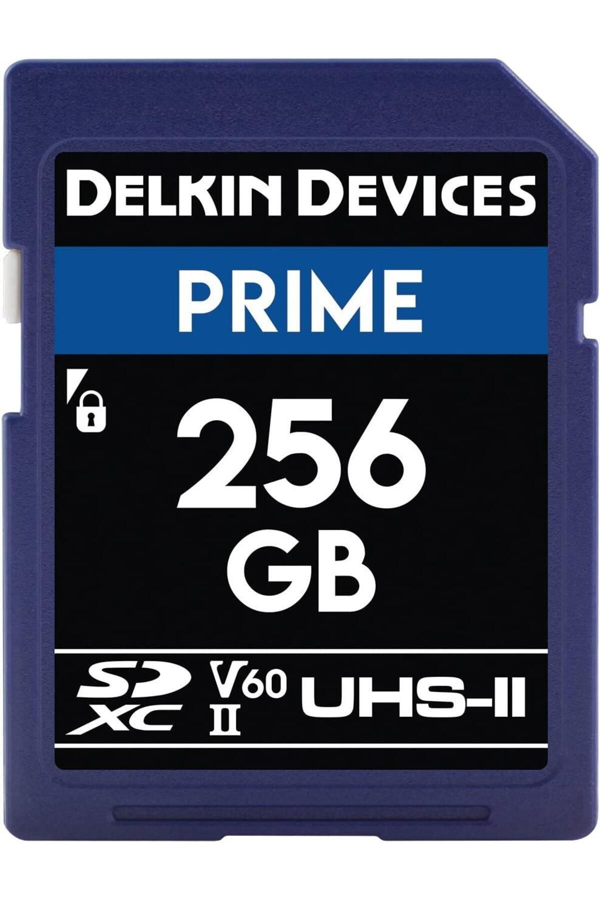 Delkin 256GB Prıme 1900x UHS-II SDXC Hafıza Kartı