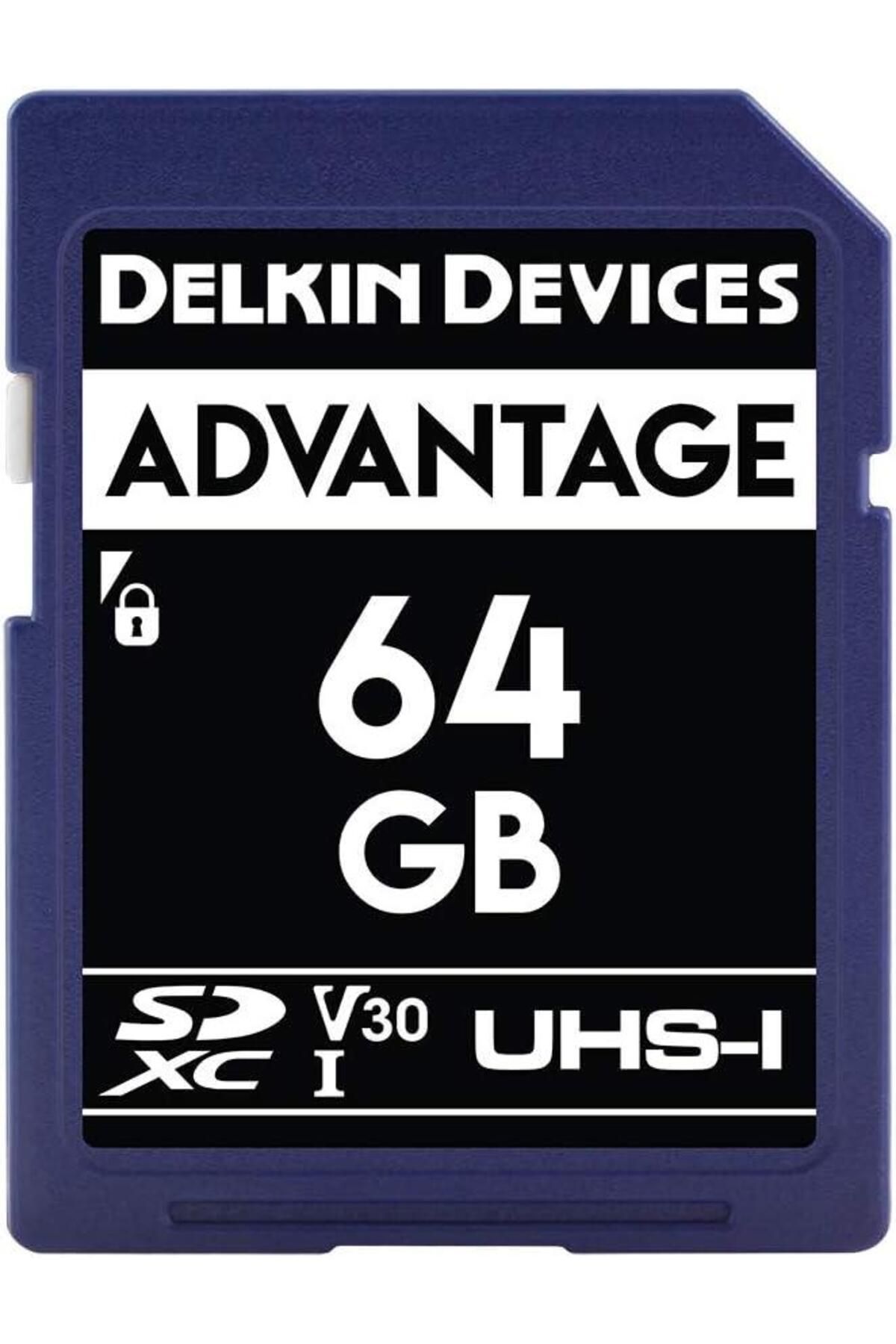 Delkin 64GB Advantage UHS-I SDXC Hafıza Kartı