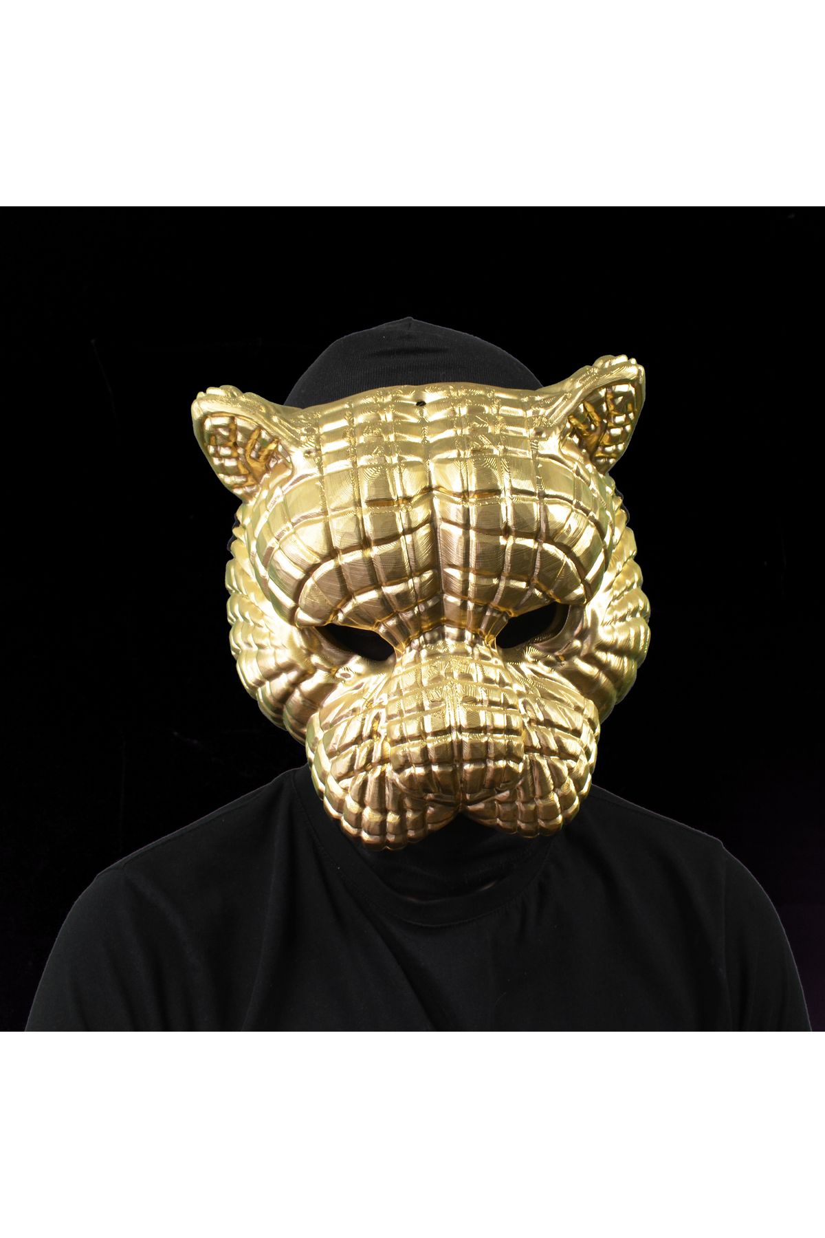 Fume Design Squid Game Vip Kostüm Yüz Maskesi Kostüm Ayarlanabilir Yüz Maskesi