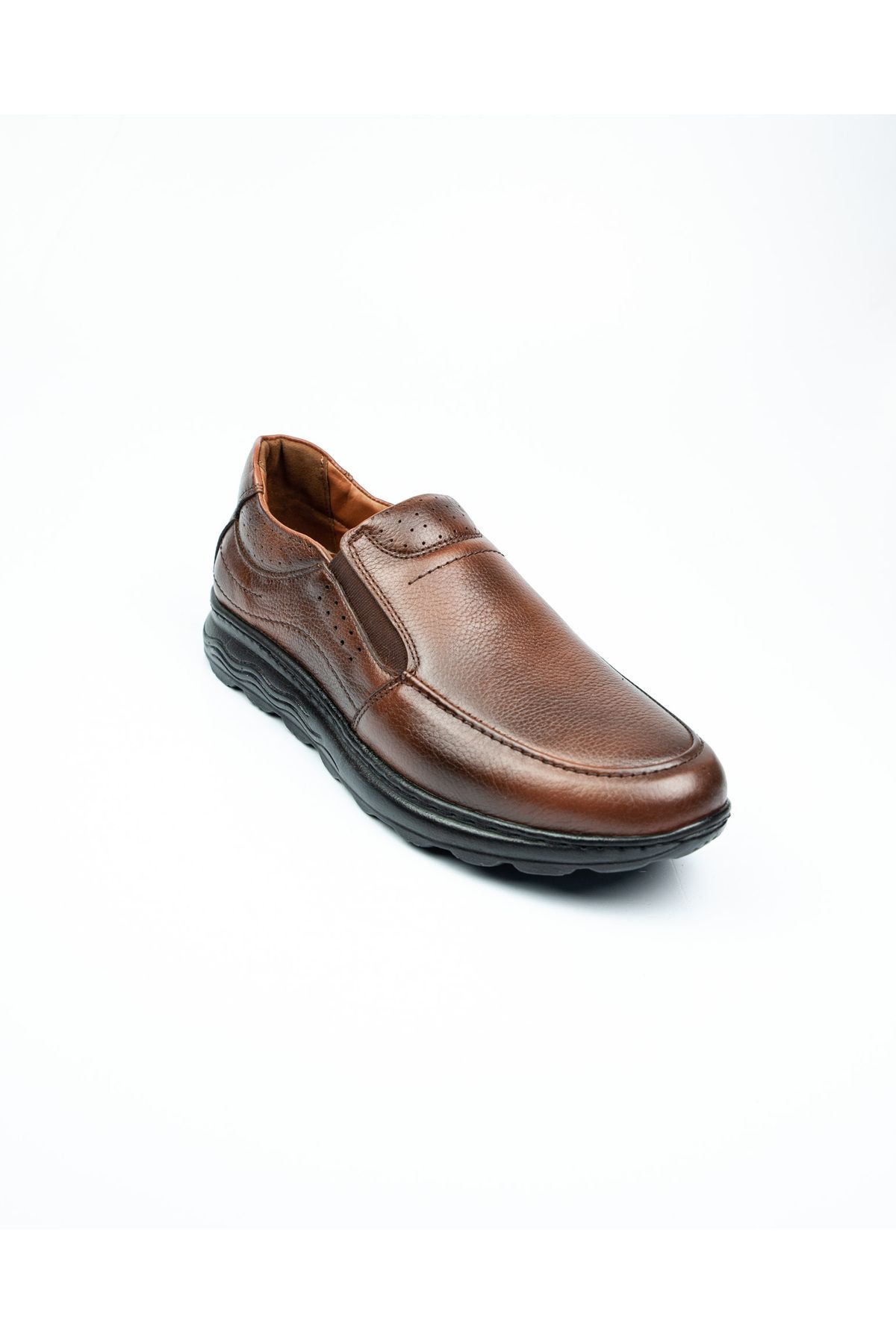Modesa 227 Mokasen Kahverengi Deri Erkek Günlük Ayakkabı