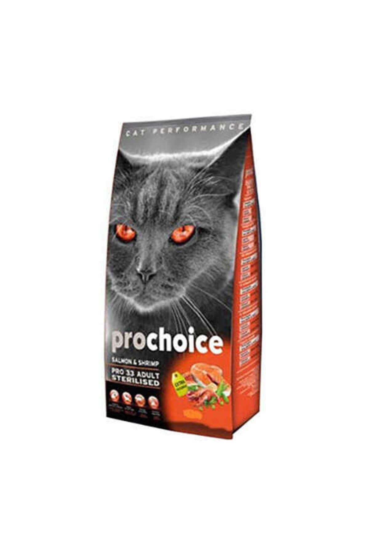 Pro Choice Pro Choice Pro 33 Sterilised Somonlu Karidesli Kedi Maması 15 Kg - Farmapets