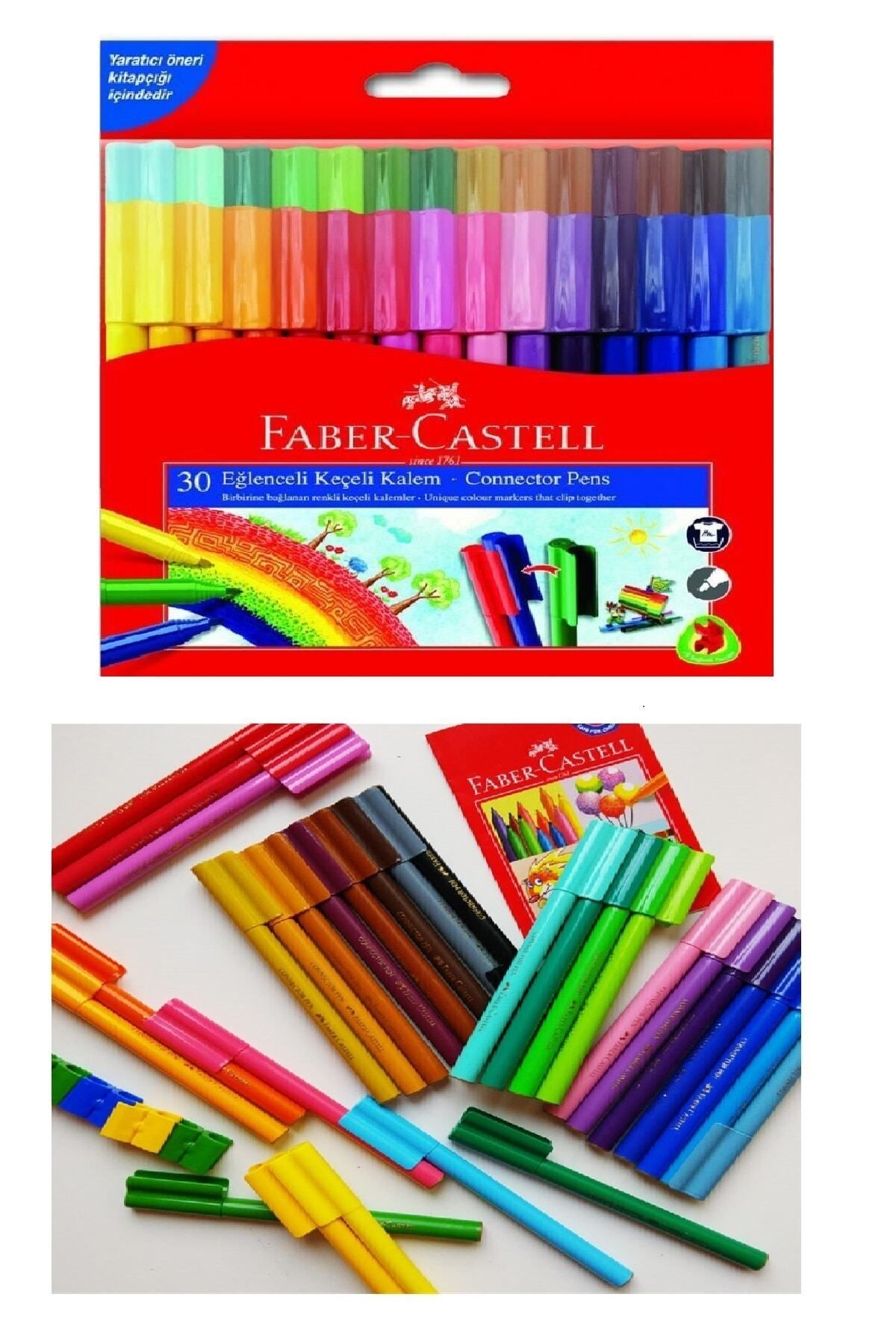 Faber Castell Keçeli Kalem 30 Lu Eğlenceli 1 Adet