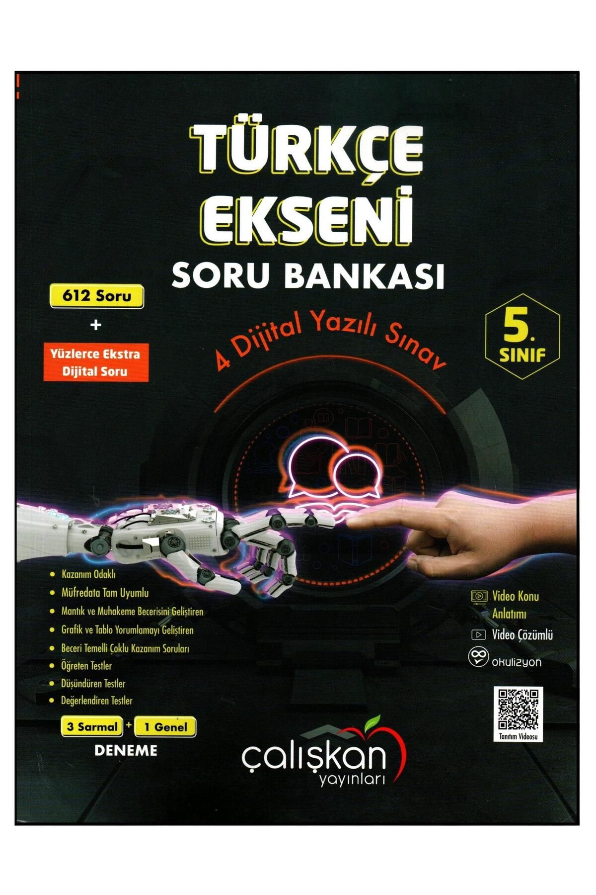 Çalışkan Yayınları 5. Sınıf Türkçe Ekseni Soru Bankası