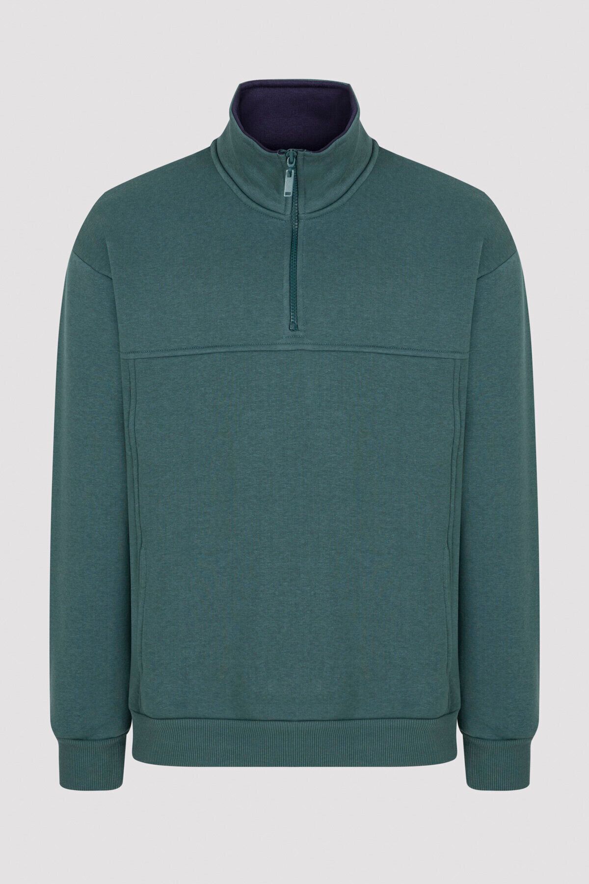Penti Ördek Yeşili Zipper Sweatshirt