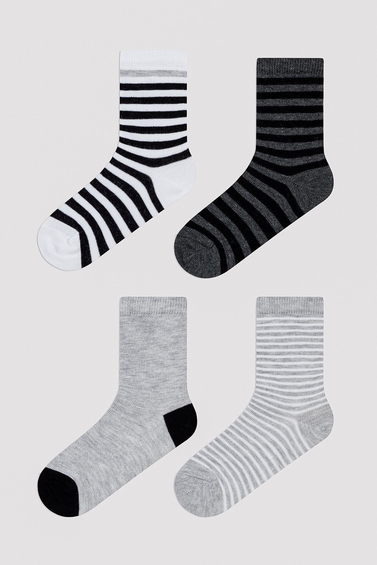 Penti Erkek Çocuk Çizgili 4lü Soket Çorap