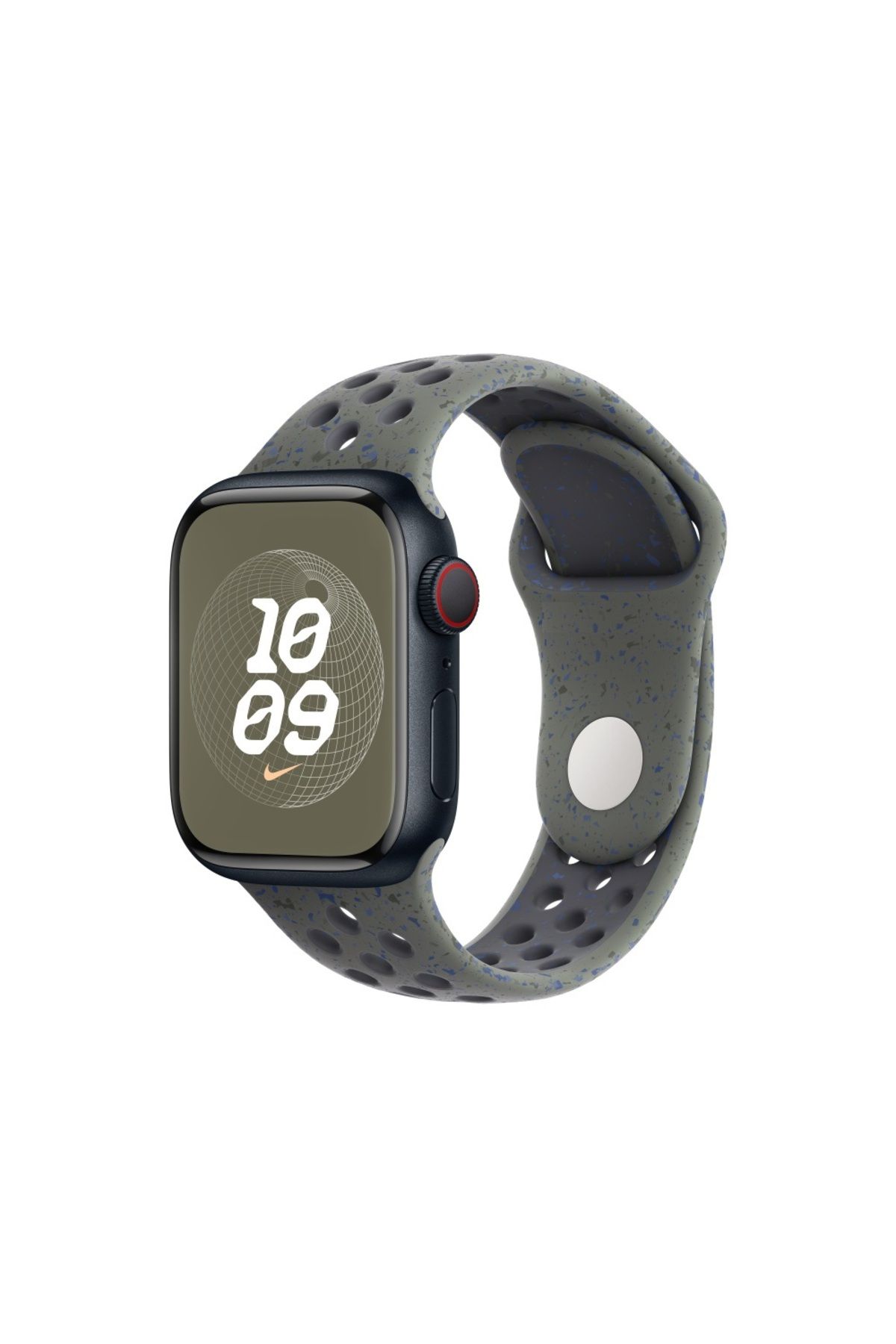 UnDePlus Watch 7 8 9 41mm Uyumlu  Kordon 2023 Point Nike Silikon Strap Kayış