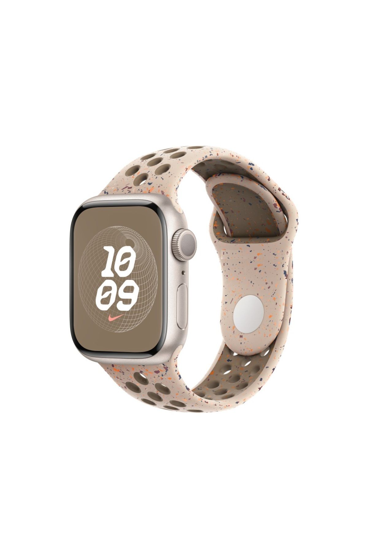 UnDePlus Apple Watch 7 8 9 41mm Uyumlu Kordon 2023 Point Nike Silikon Strap Kayış