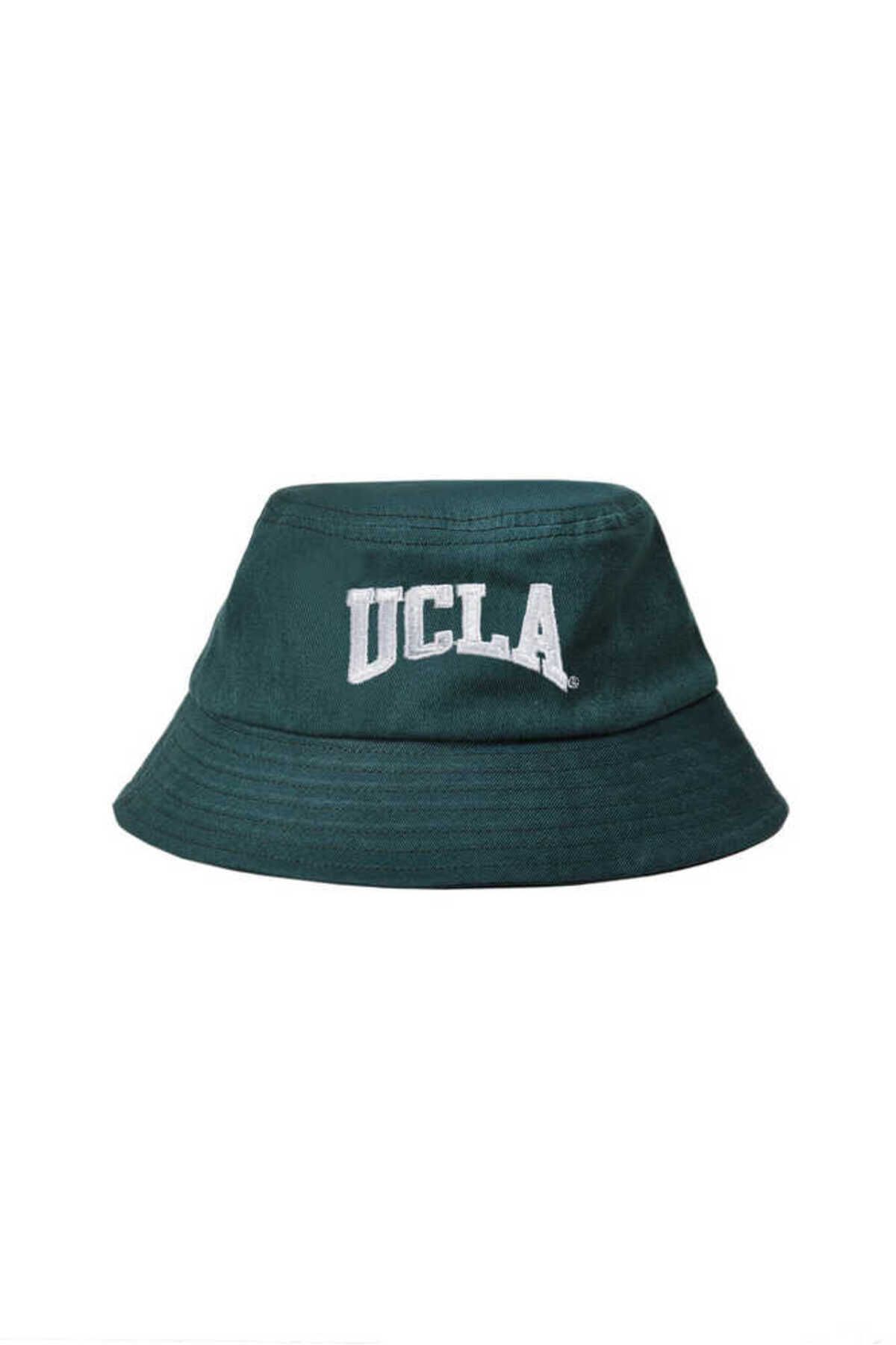 Ucla Carson Yeşil Bucket Cap Nakışlı Unisex Şapka
