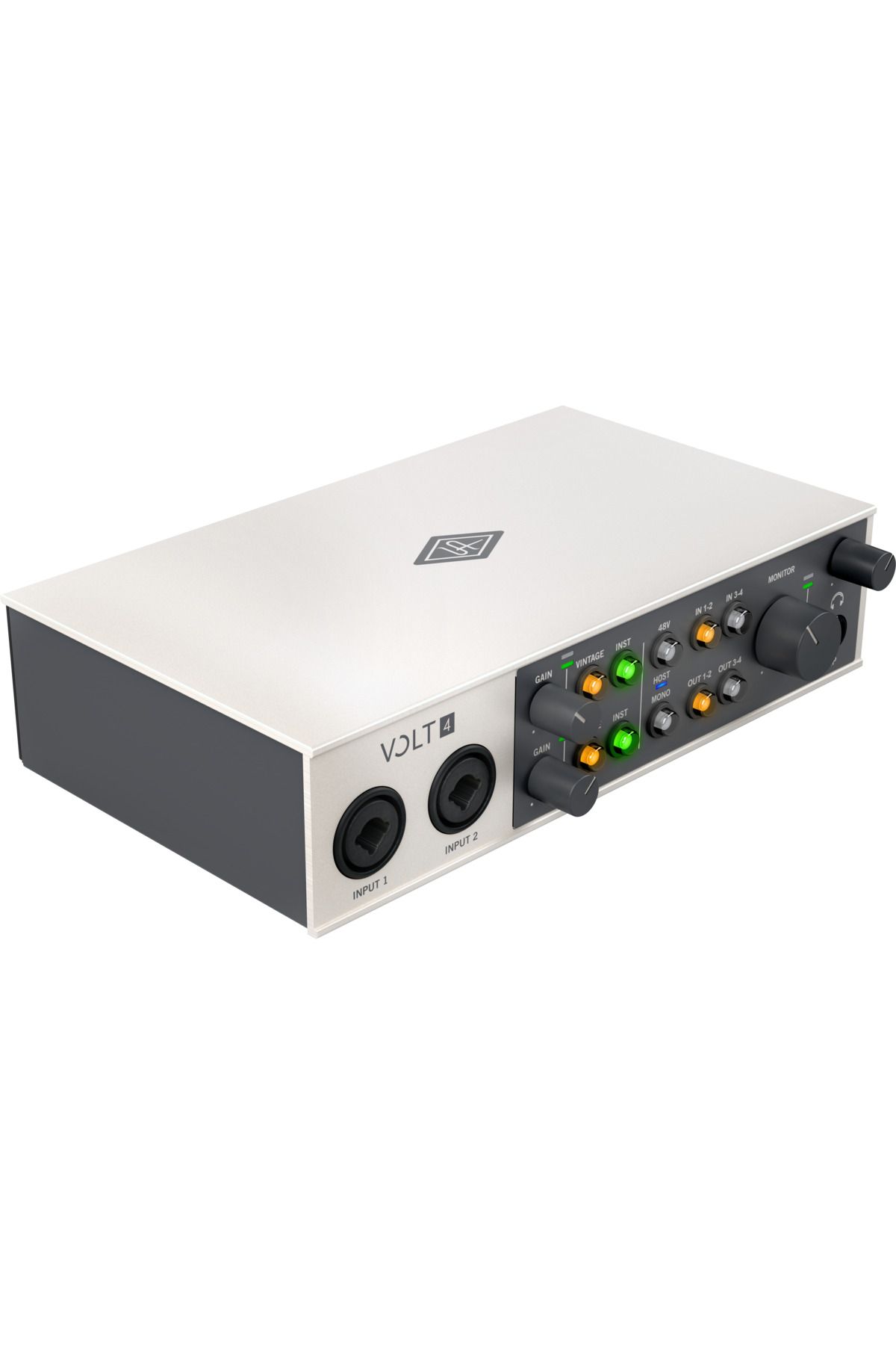 universal audio Volt 4 | 24-bit / 192 kHz, 4-Giriş / 4-Çıkış, 610 MicPre Modellemeli, USB-C Ses Kartı