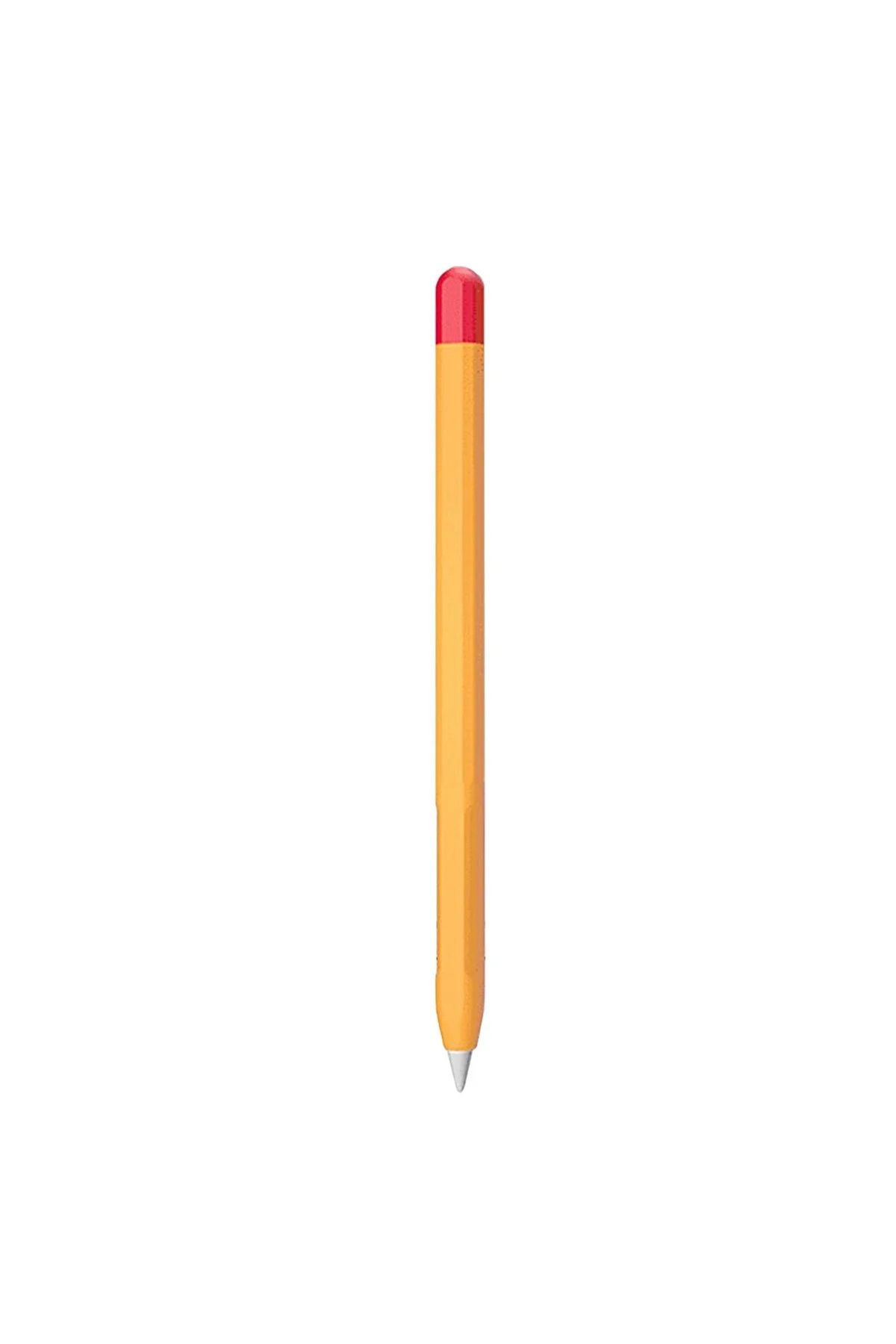 34center Pencil 2. Nesil Uyumlu Silikon Koruma Kılıfı (2 Silikon Başlık)