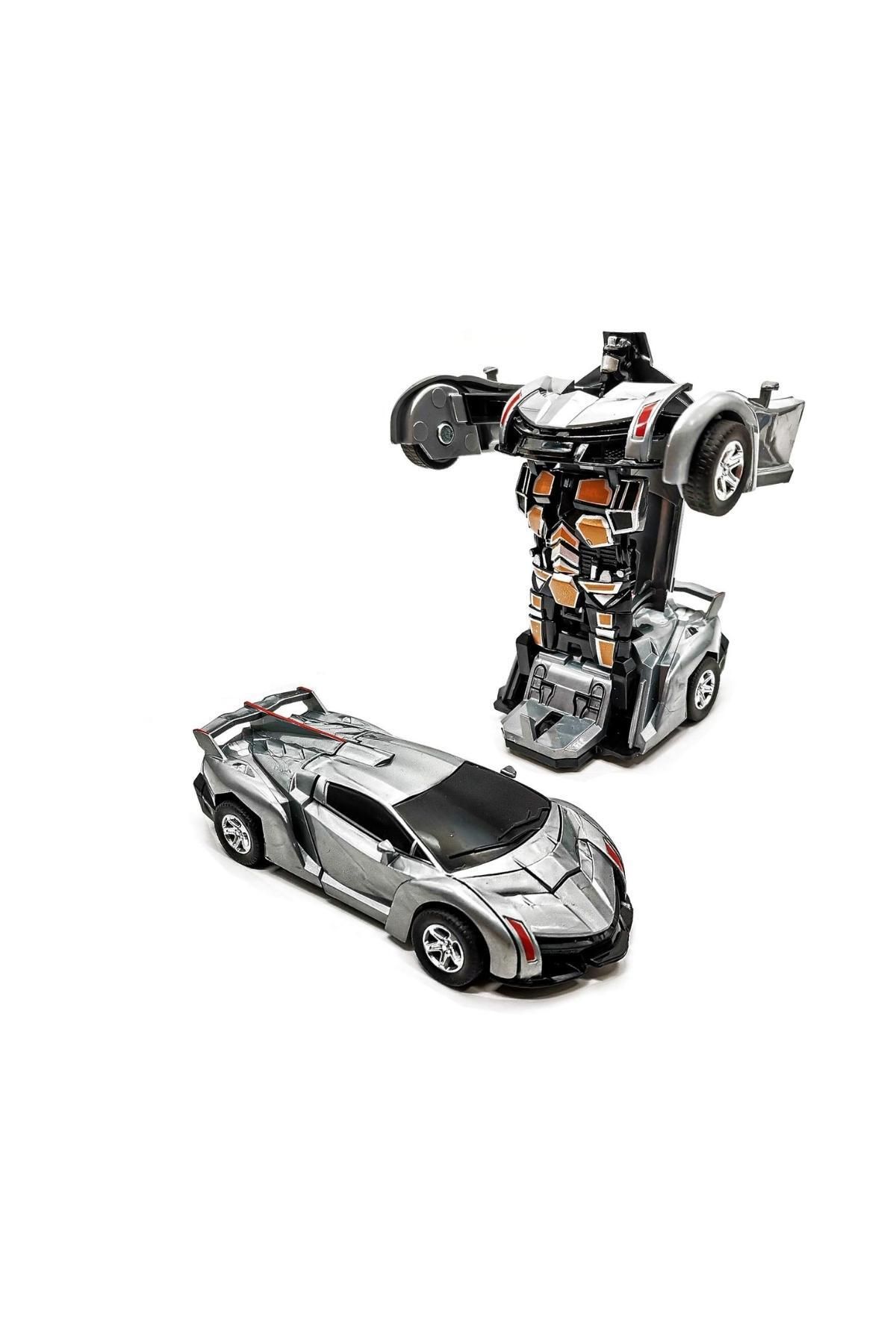 layfhex Transformers Bumblebee Robota Dönüşebilen Oyuncak Araba Gri