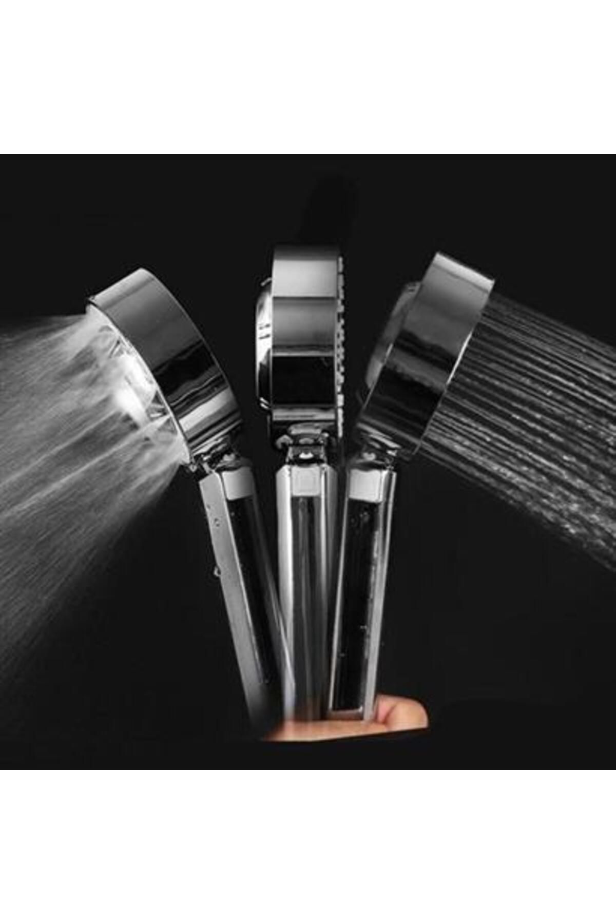 Hacarlıoğlu BUFFER® Çift Taraflı Yüksek Basınç Su Akıtan Şampuan Hazneli Duş Başlığı